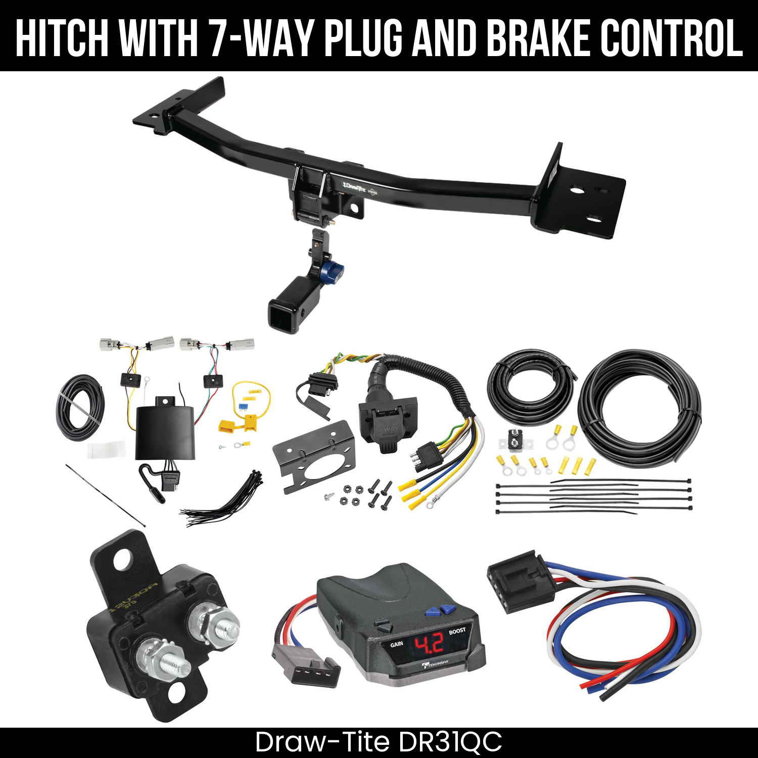 Trailer Hitch , 7-Way , Tekonsha Brake EVN Control