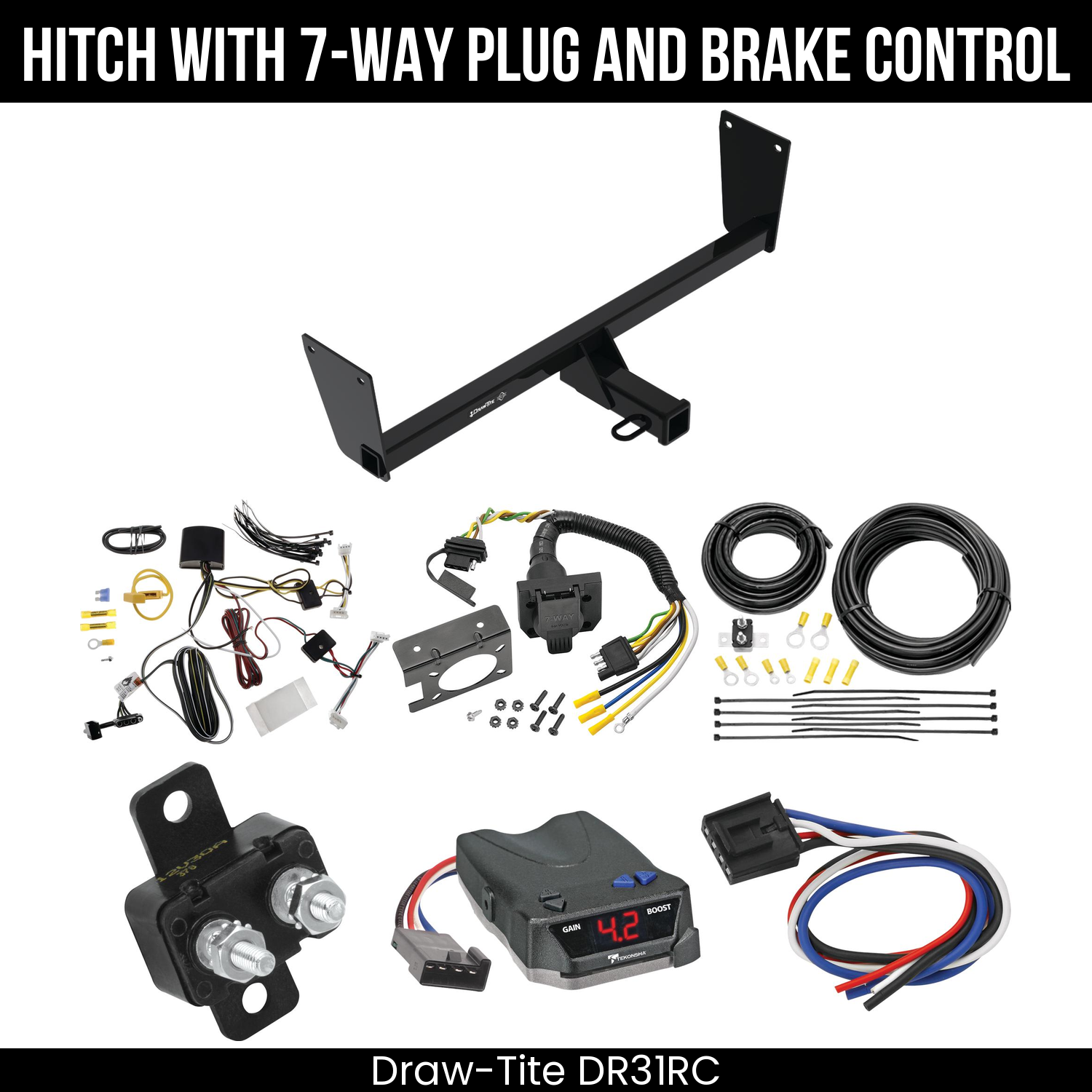 Trailer Hitch , 7-Way , Tekonsha Brake EVN Control