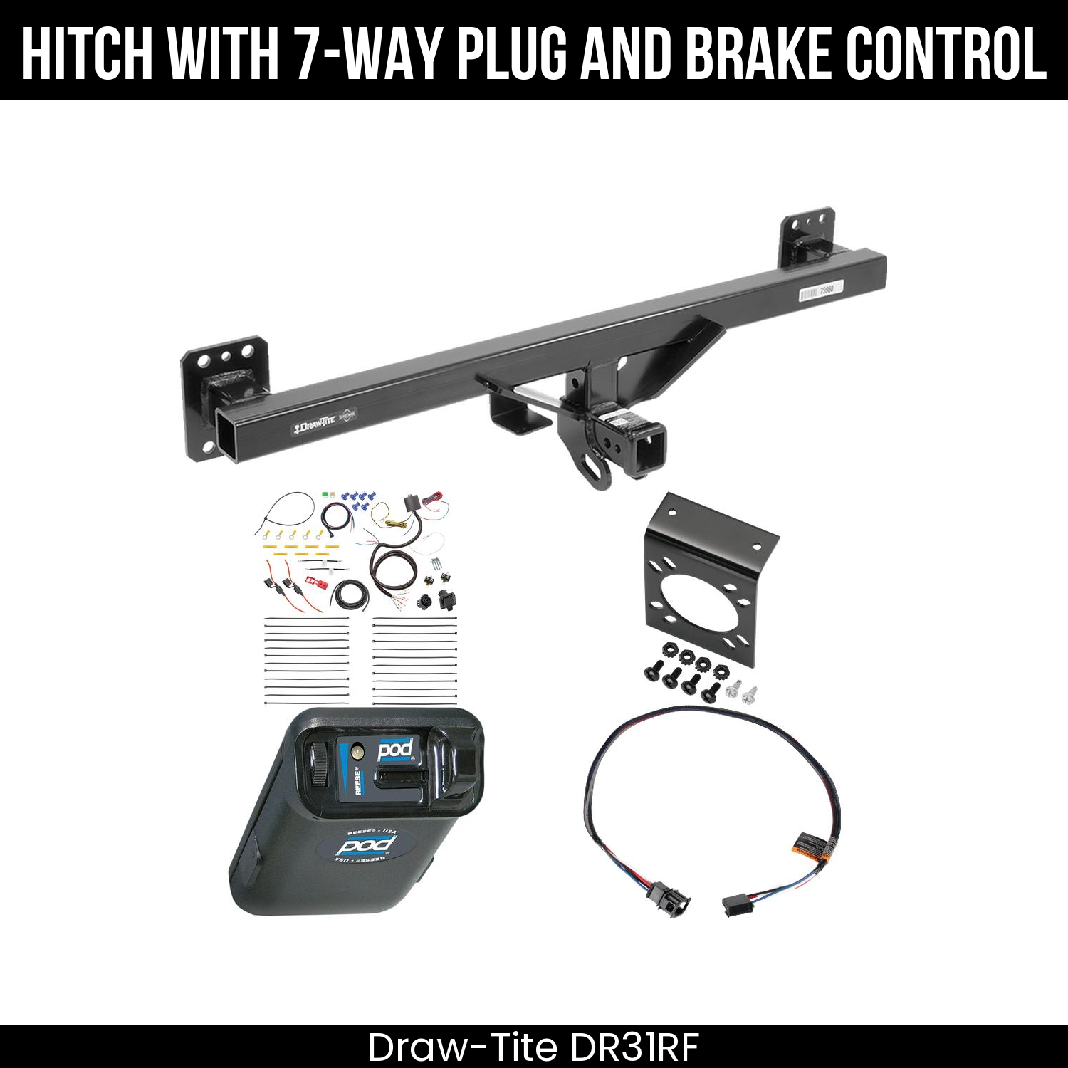 Trailer Hitch , 7-Way , Reese POD Brake Control