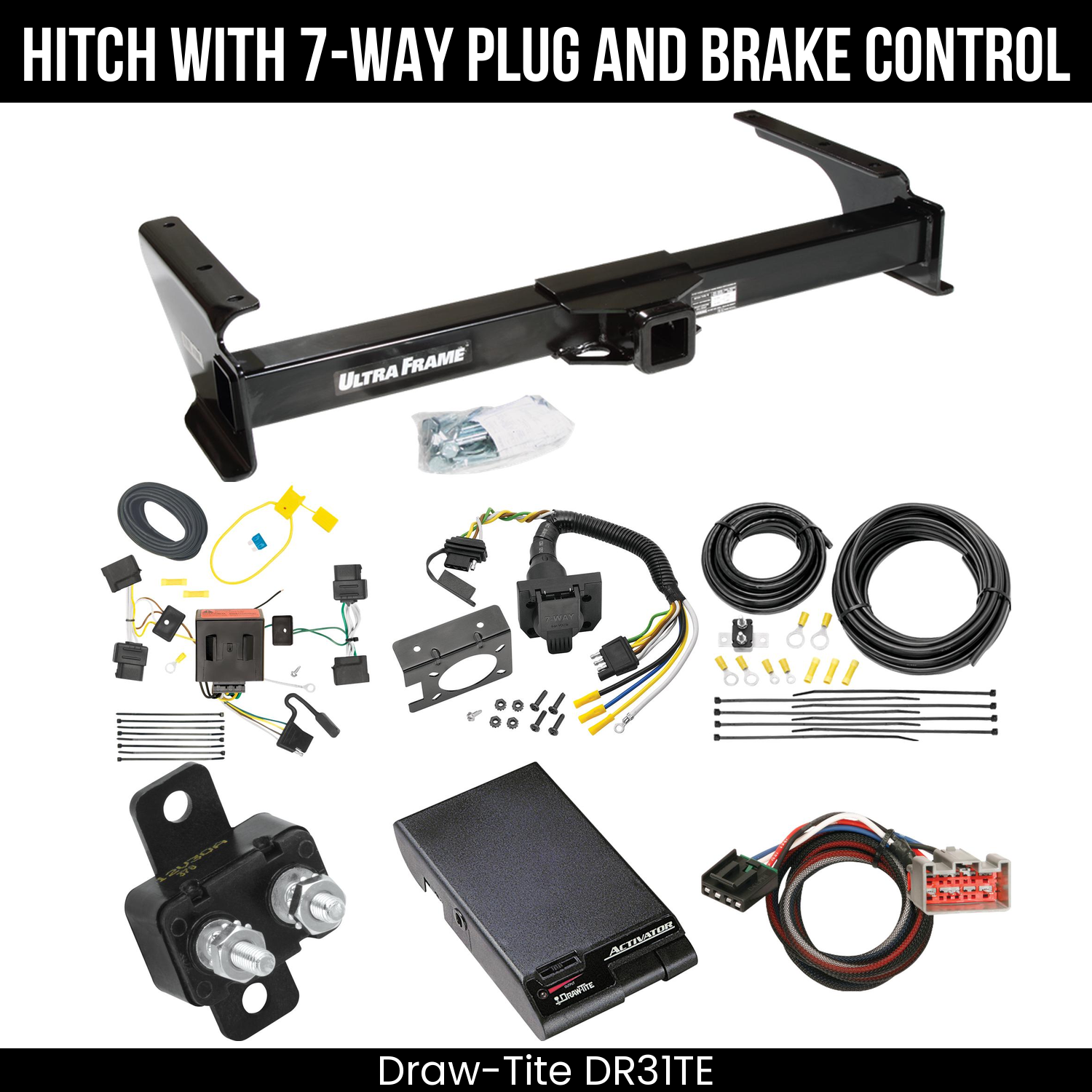 Trailer Hitch , 7-Way , Draw-Tite Activator Brake Control