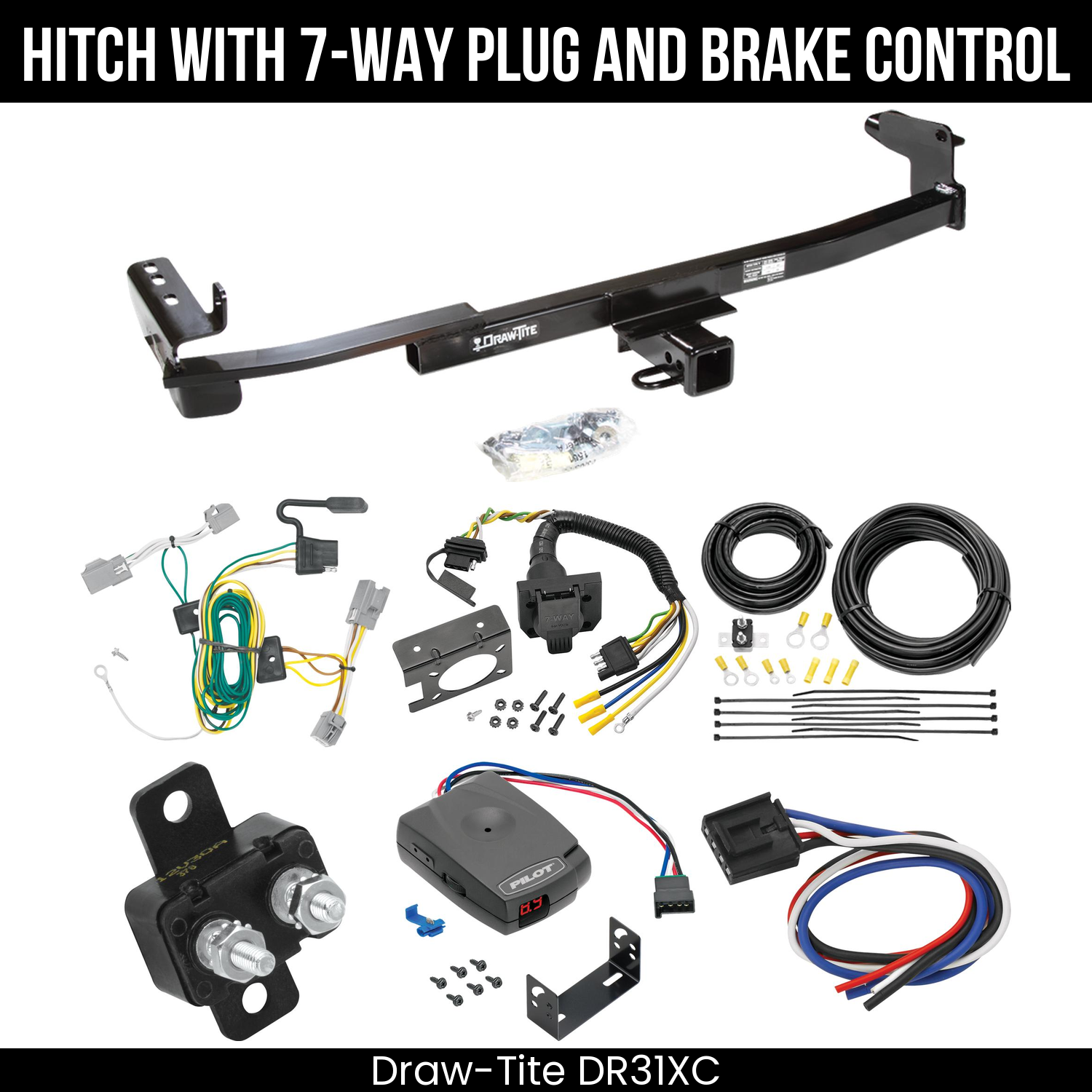 Trailer Hitch , 7-Way , Pro Series Pilot Brake Control