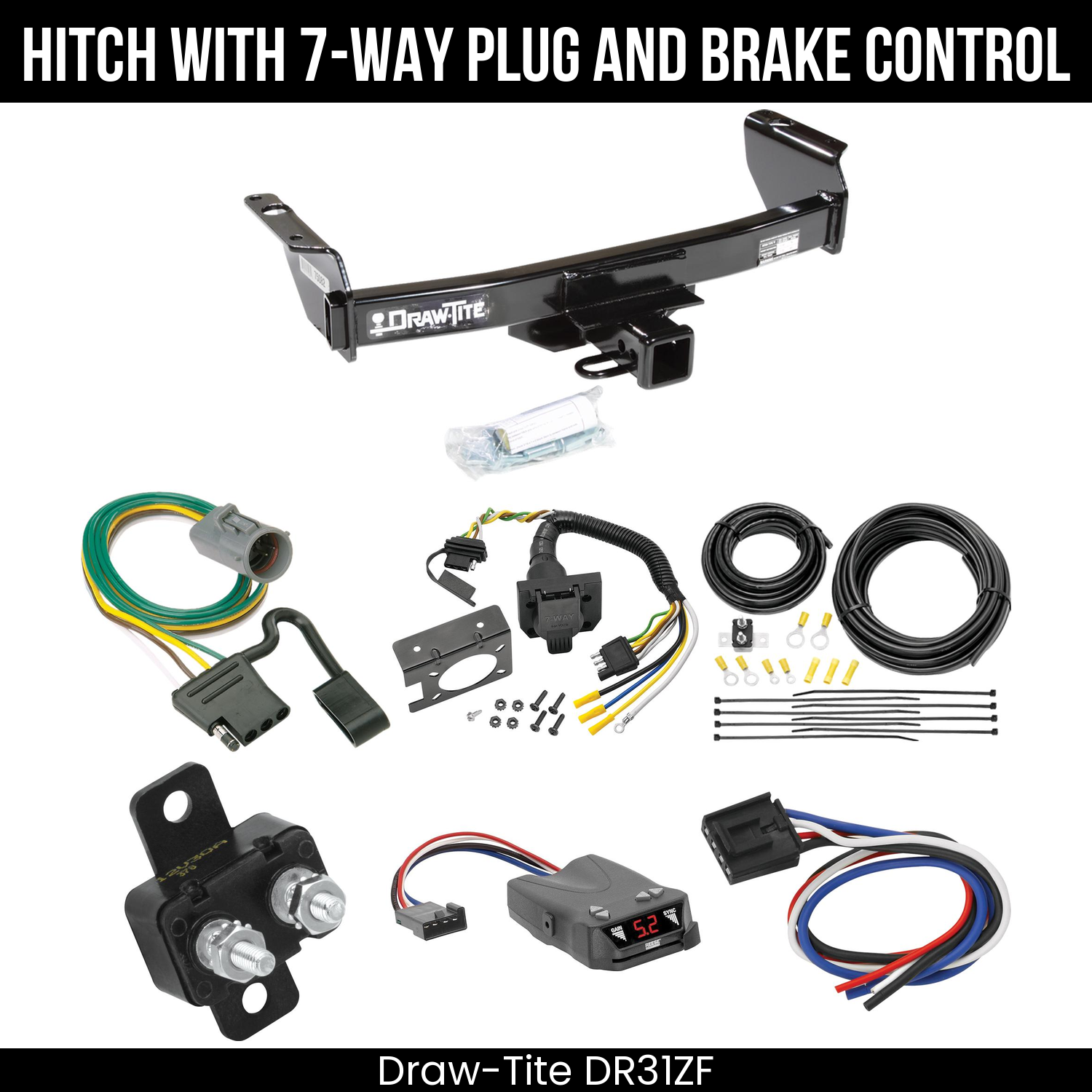 Trailer Hitch , 7-Way , Reese Brakeman IV Brake Control