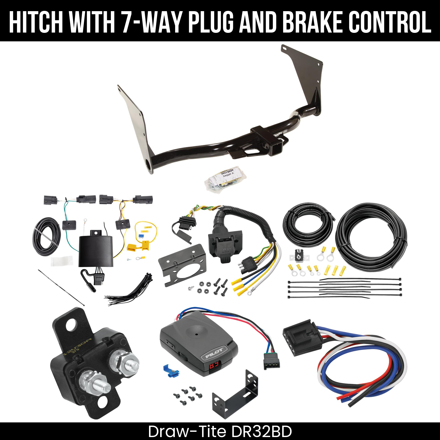 Trailer Hitch , 7-Way , Pro Series Pilot Brake Control