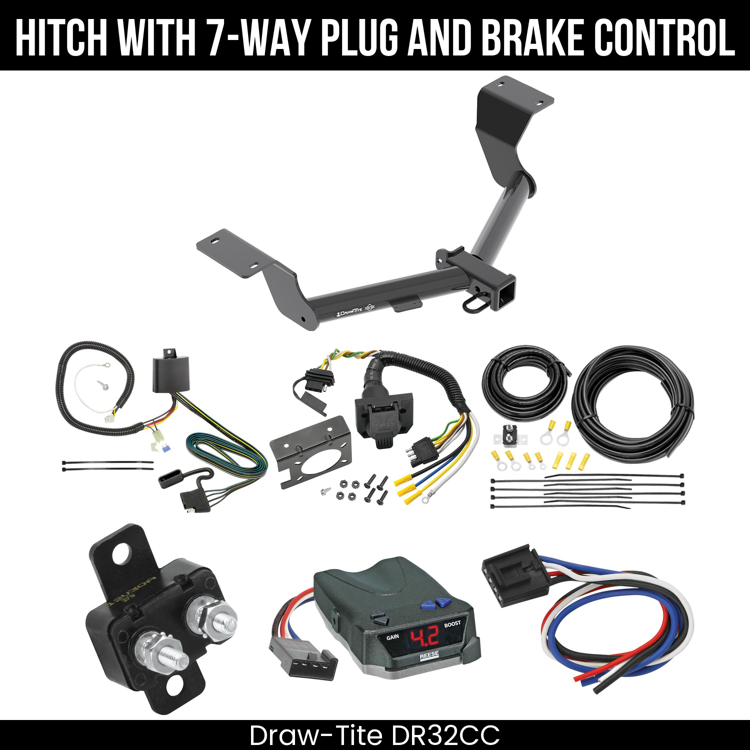 Trailer Hitch , 7-Way , Reese Brake EVN Control