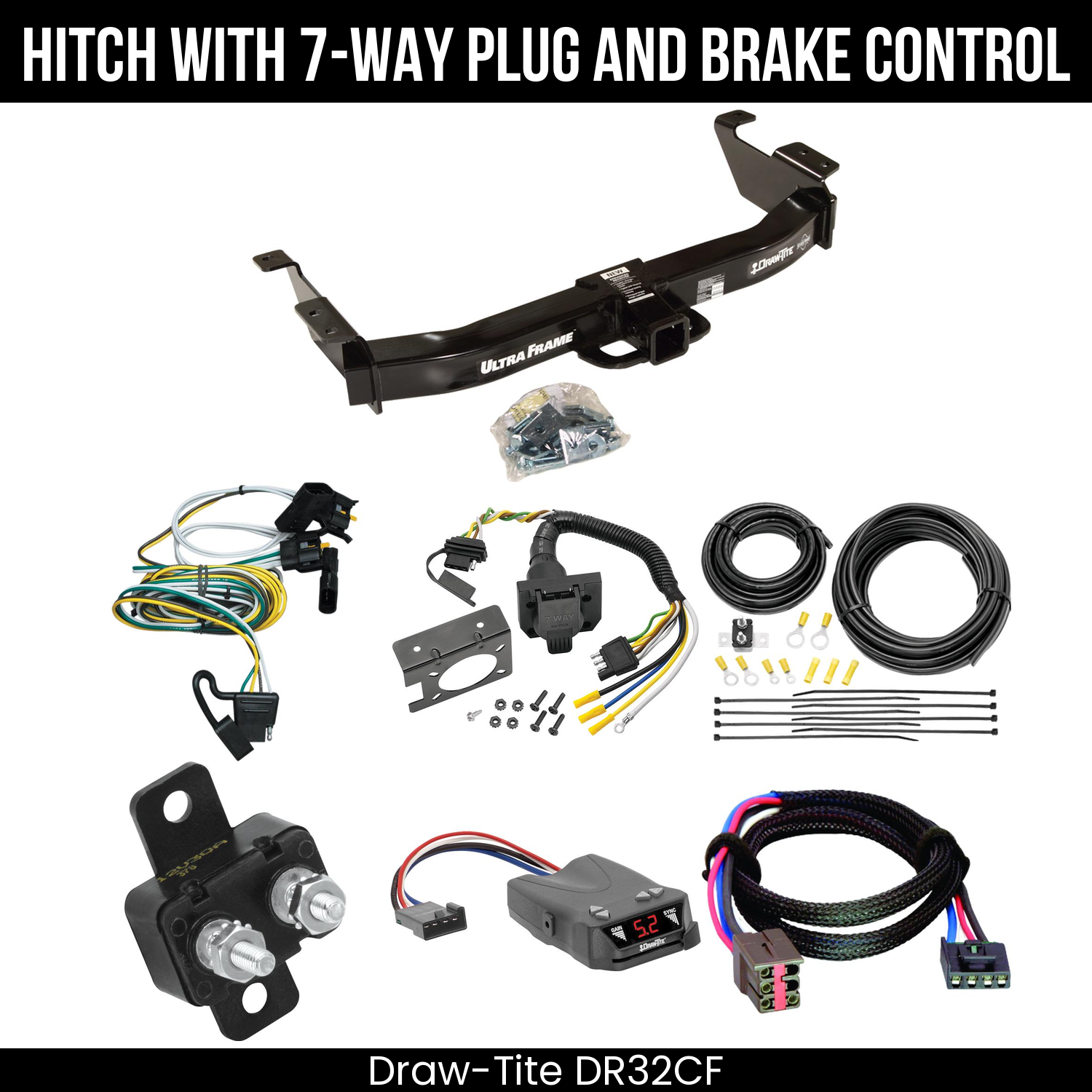 Trailer Hitch , 7-Way , Draw-Tite Activator IV Brake Control