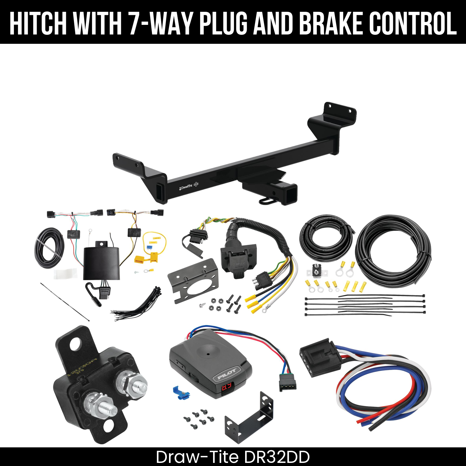 Trailer Hitch , 7-Way , Pro Series Pilot Brake Control