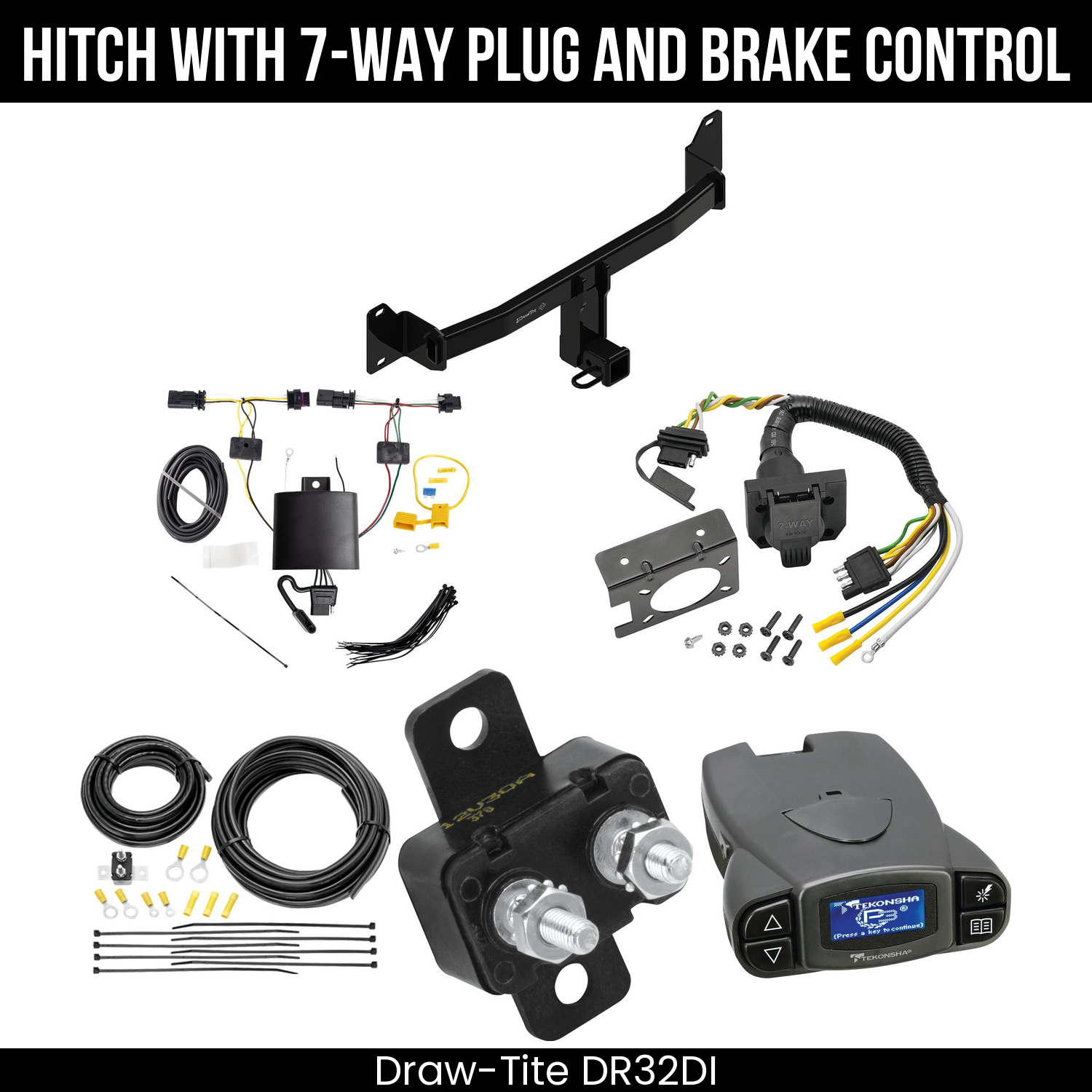 Trailer Hitch , 7-Way , Tekonsha Prodigy P3 Brake Control