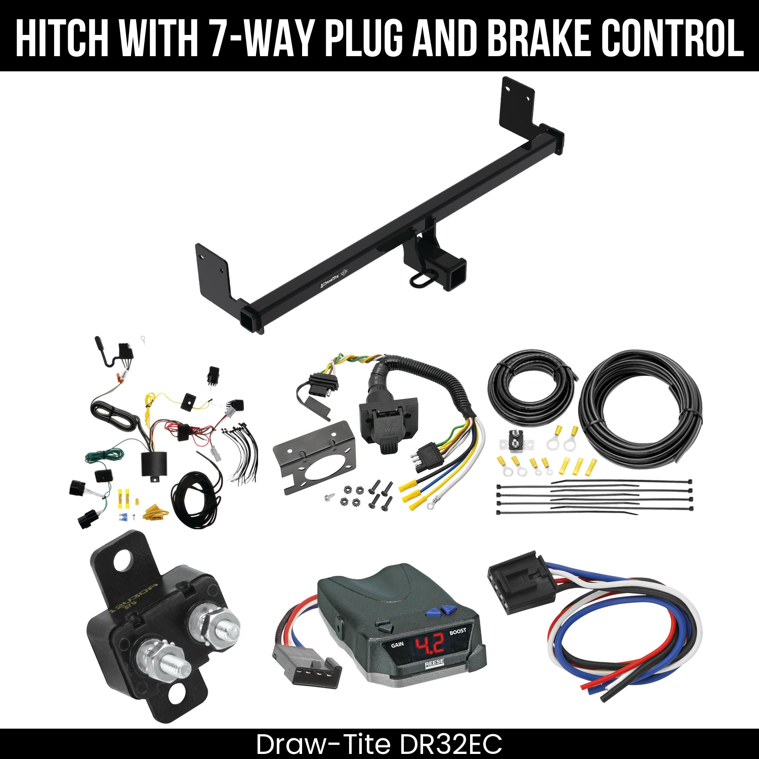 Trailer Hitch , 7-Way , Reese Brake EVN Control