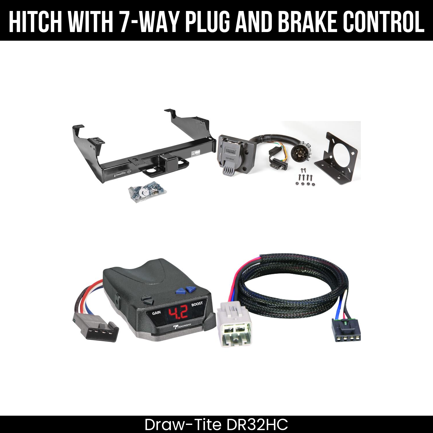 Trailer Hitch , 7-Way , Tekonsha Brake EVN Control