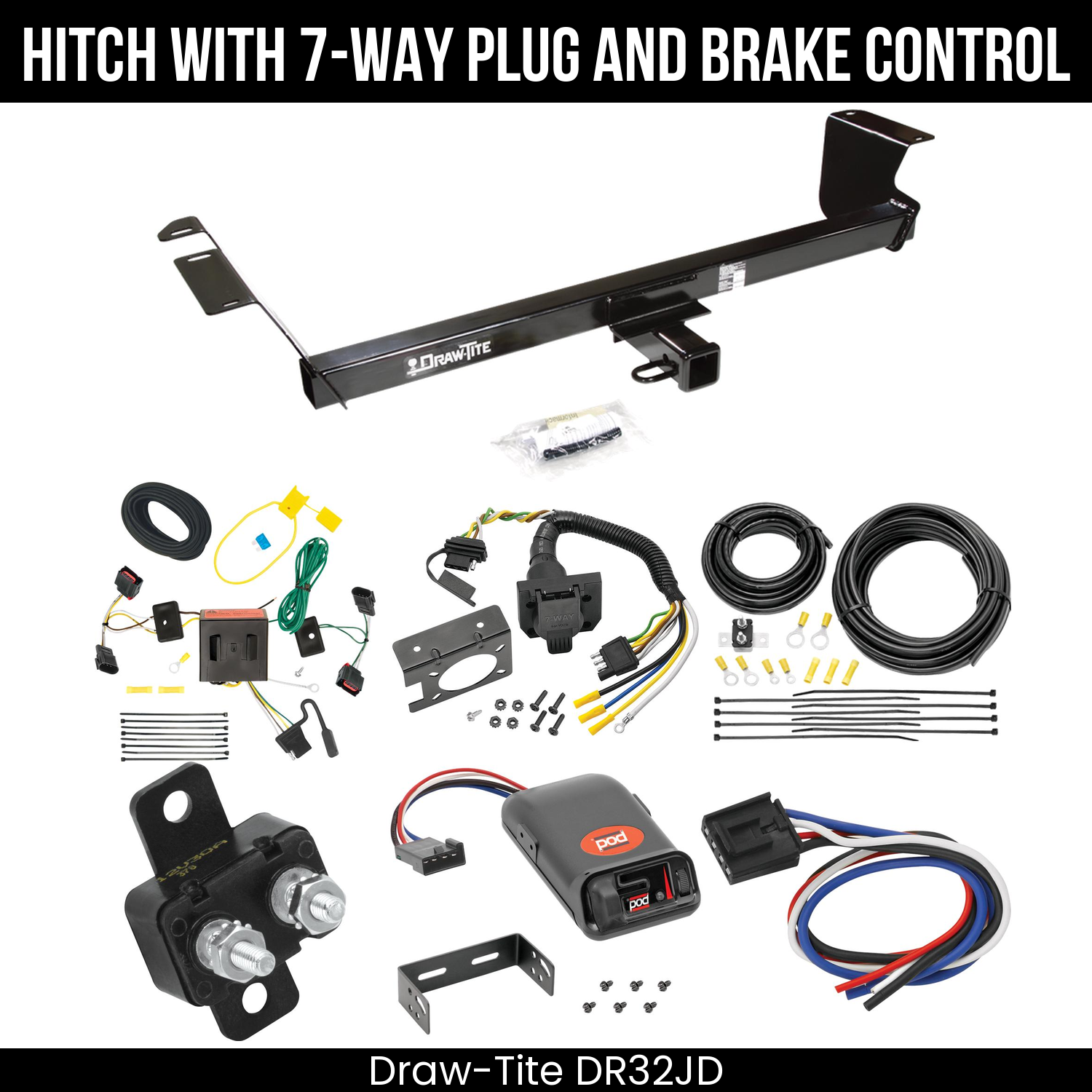 Trailer Hitch , 7-Way , Pro Series POD Brake Control