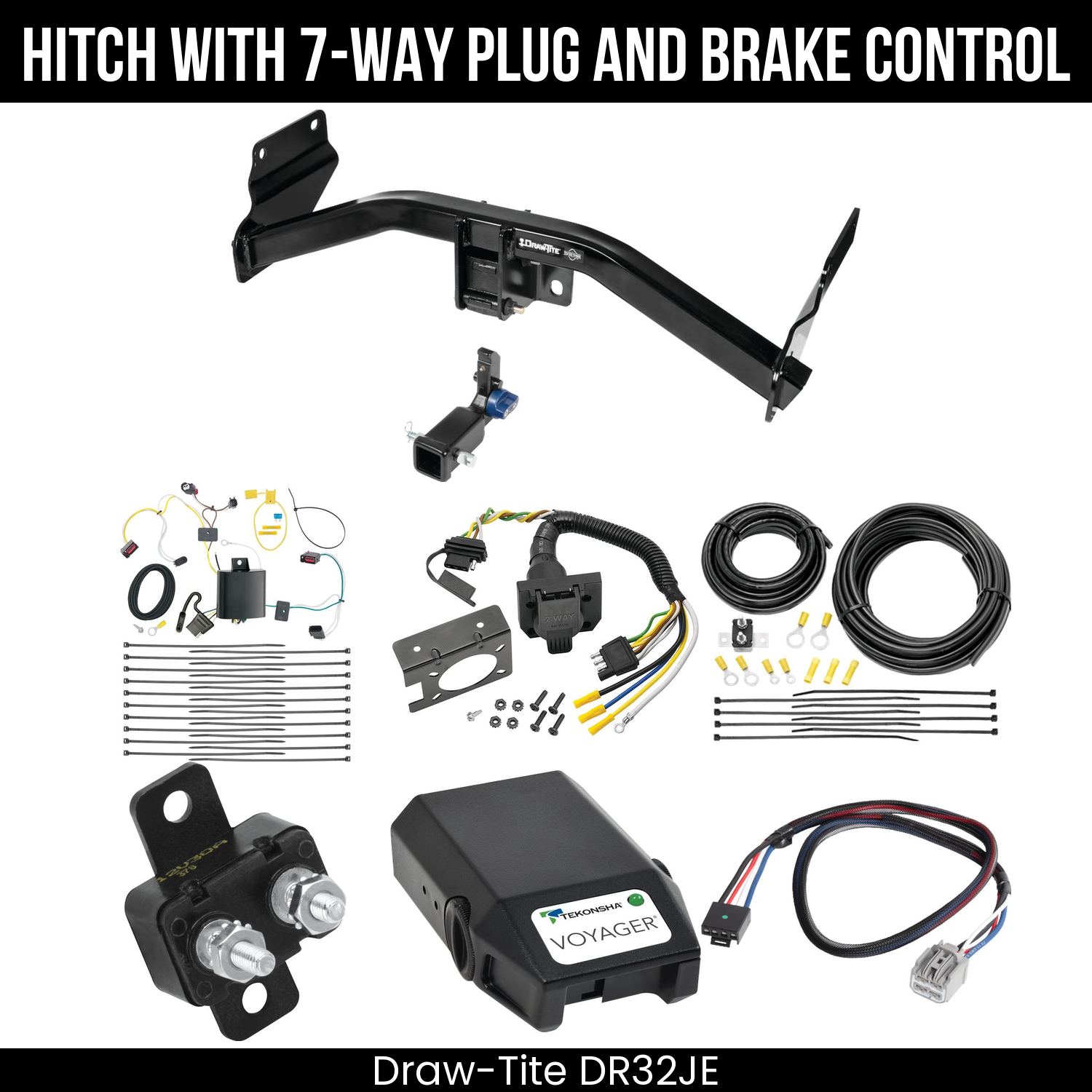Trailer Hitch , 7-Way , Tekonsha Voyager Brake Control