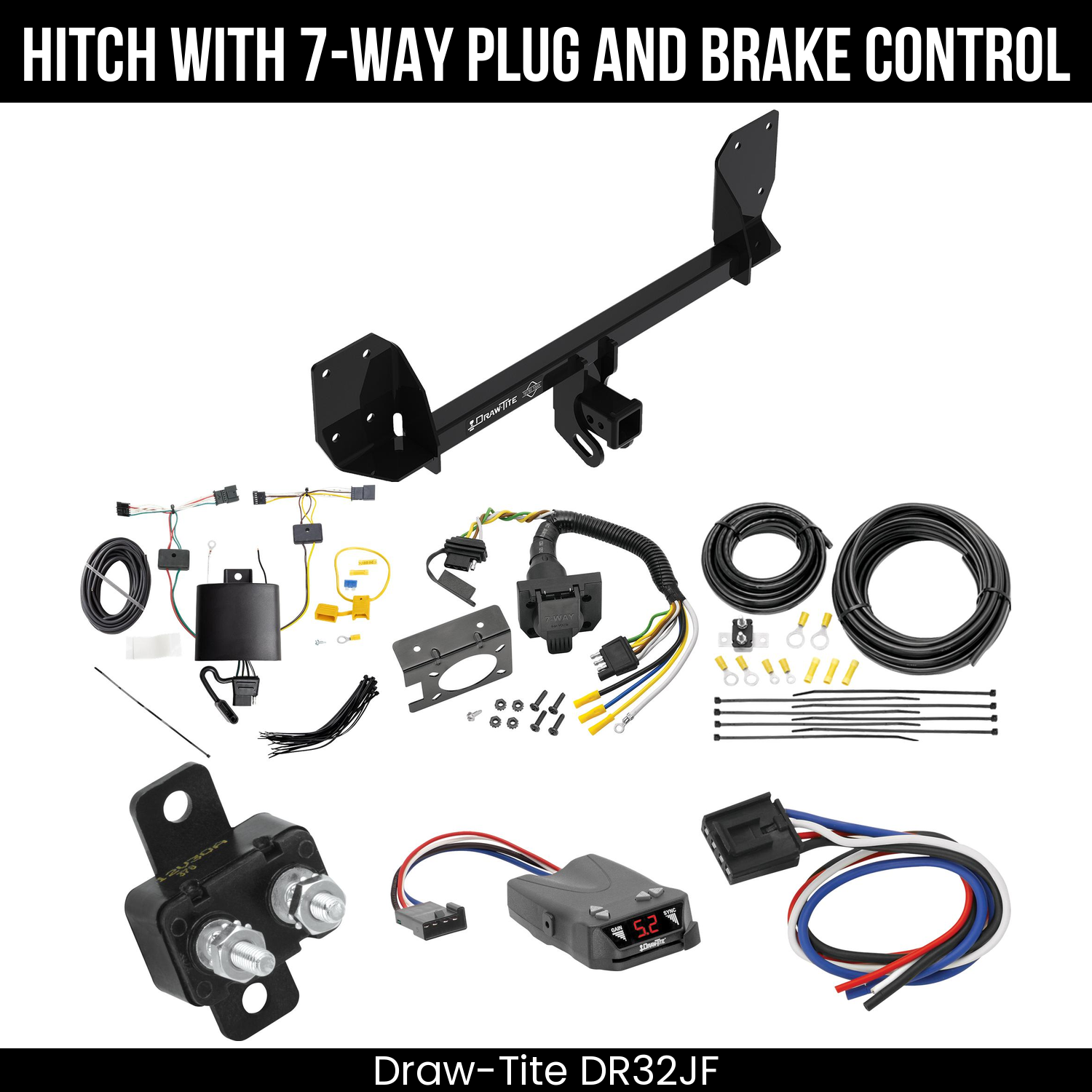 Trailer Hitch , 7-Way , Draw-Tite Activator IV Brake Control