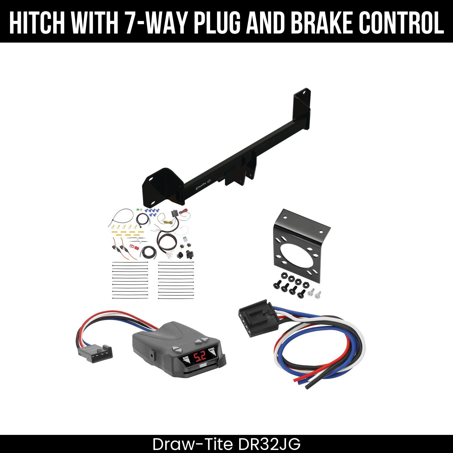 Trailer Hitch , 7-Way , Reese Brakeman IV Brake Control