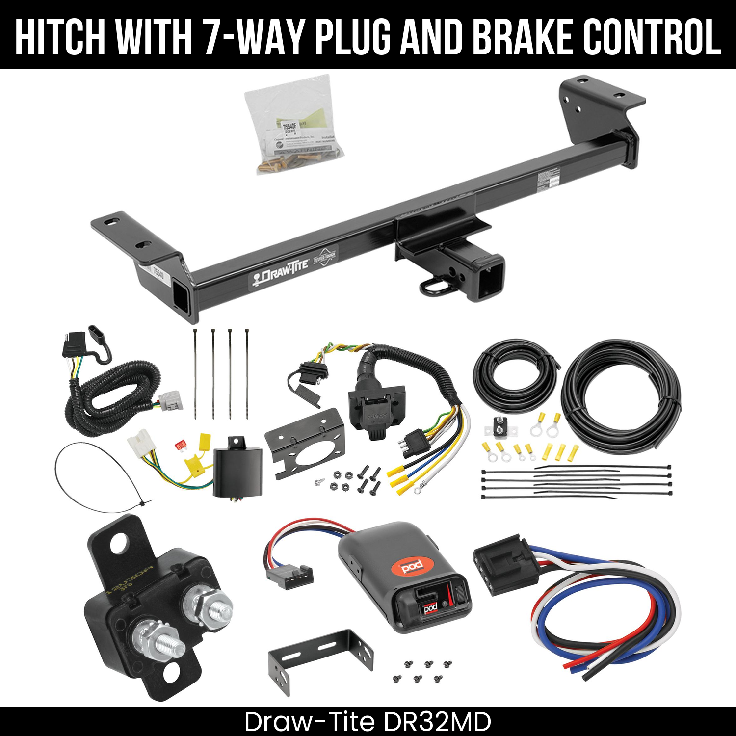 Trailer Hitch , 7-Way , Pro Series POD Brake Control