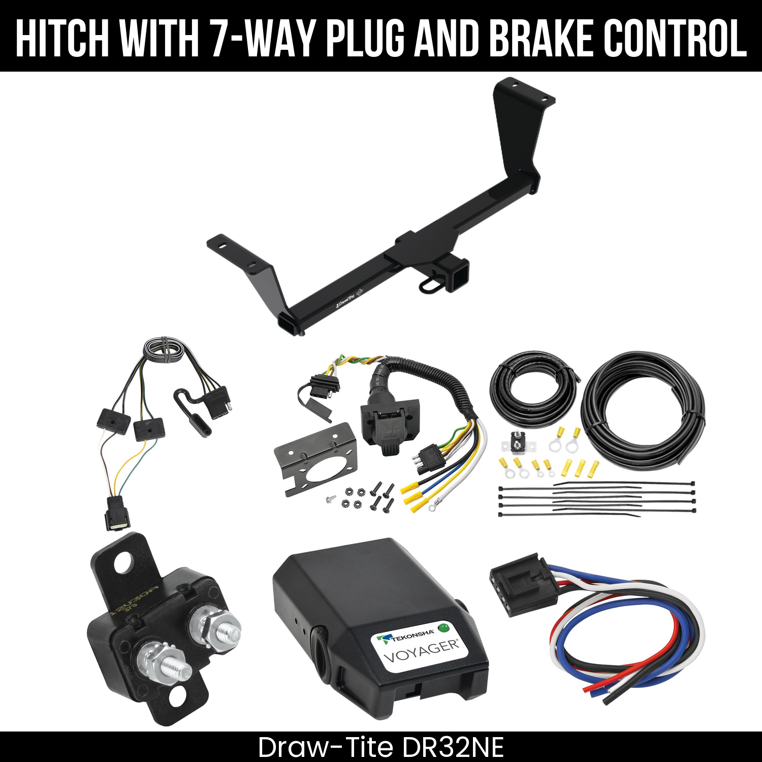 Trailer Hitch , 7-Way , Tekonsha Voyager Brake Control