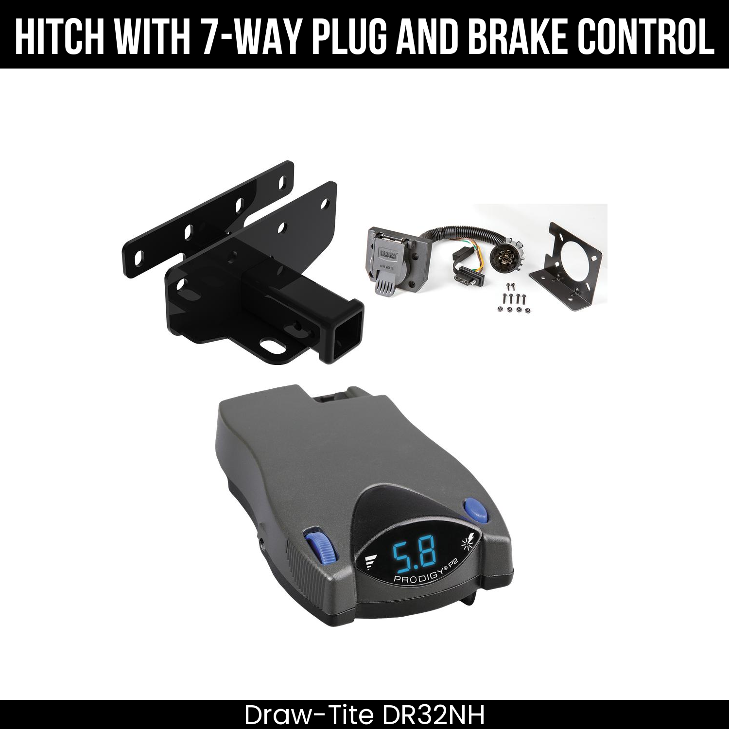 Trailer Hitch , 7-Way , Tekonsha Prodigy P2 Brake Control