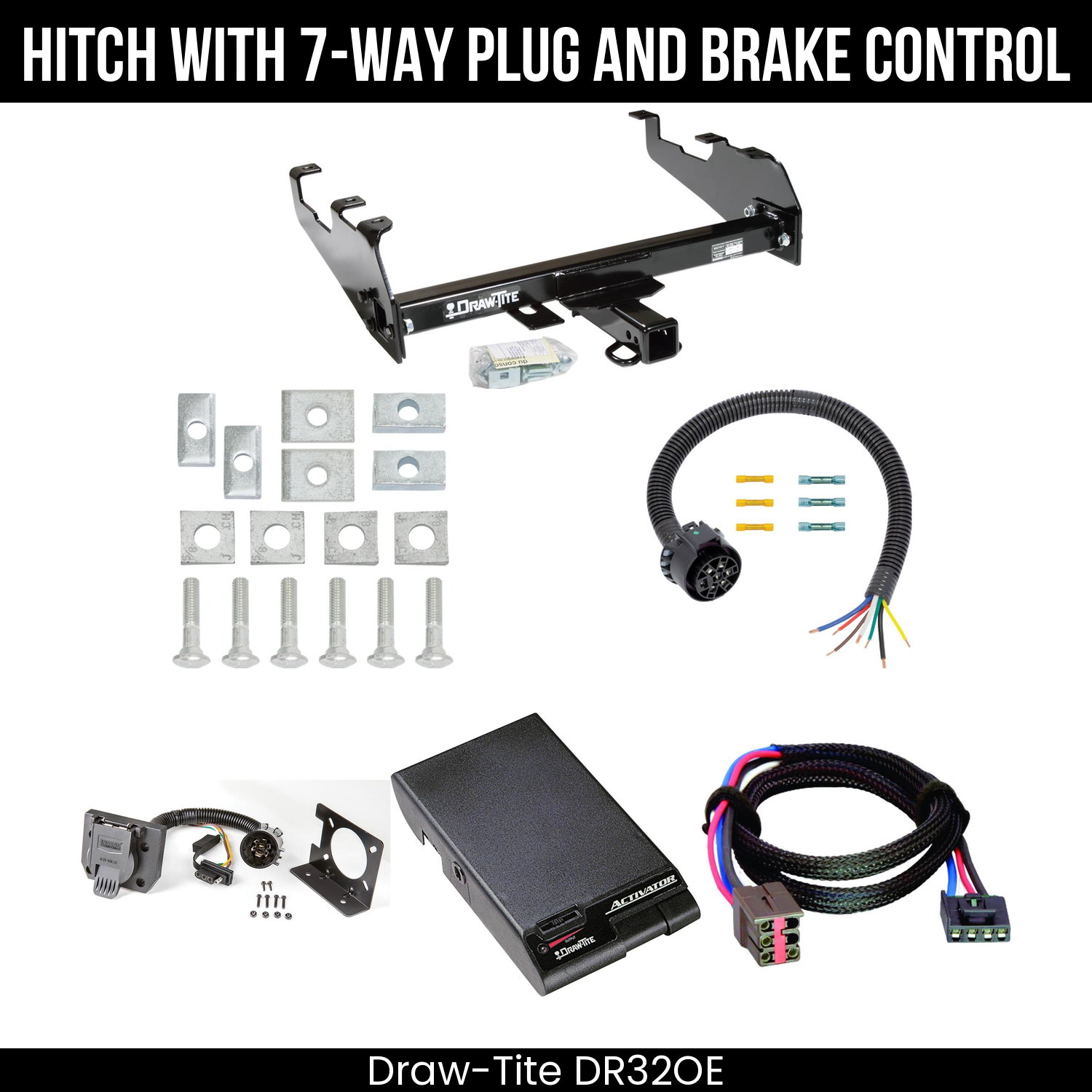 Trailer Hitch , 7-Way , Draw-Tite Activator Brake Control