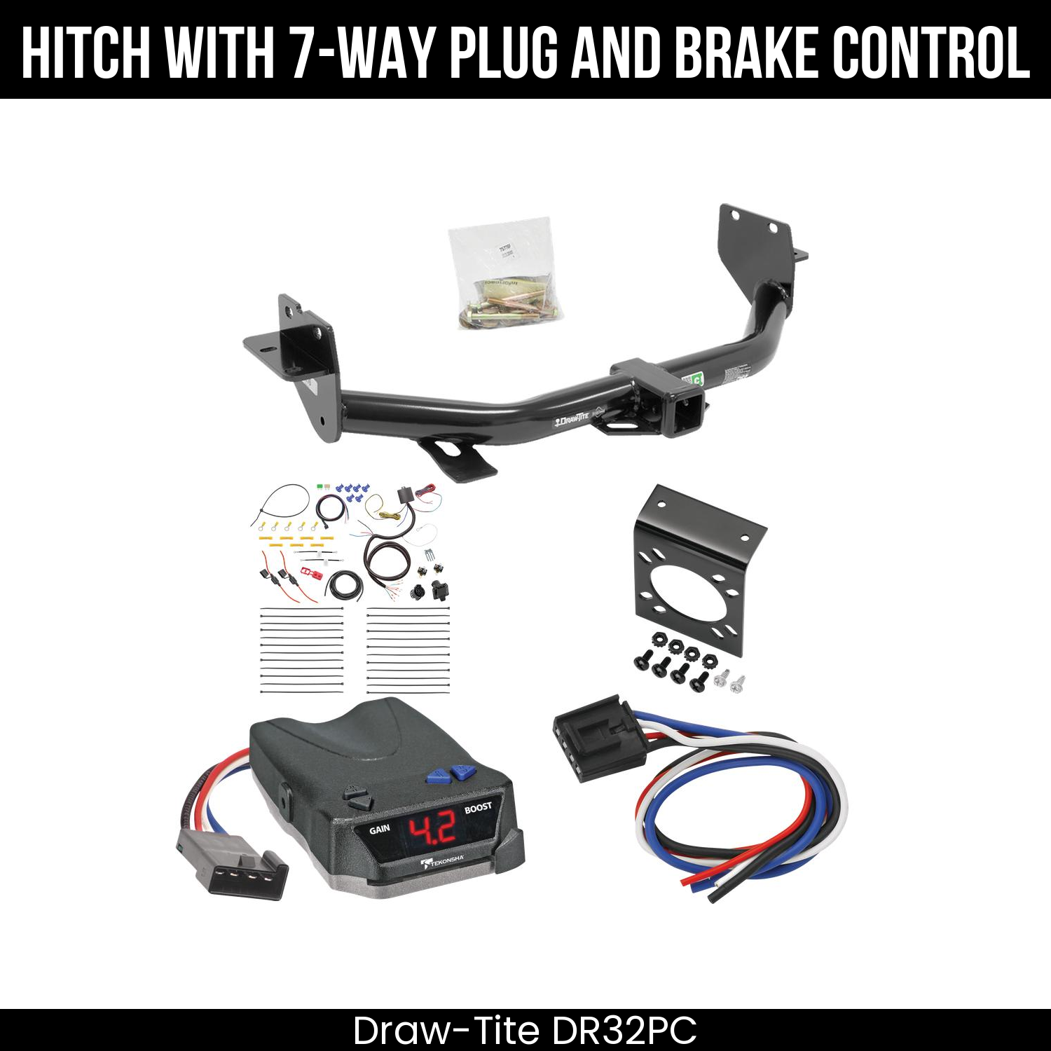Trailer Hitch , 7-Way , Tekonsha Brake EVN Control