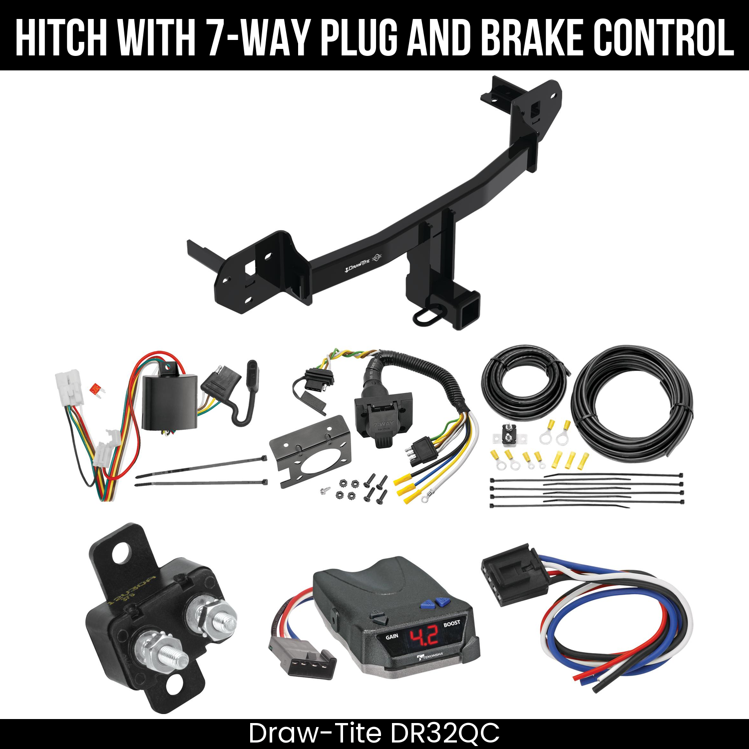 Trailer Hitch , 7-Way , Tekonsha Brake EVN Control