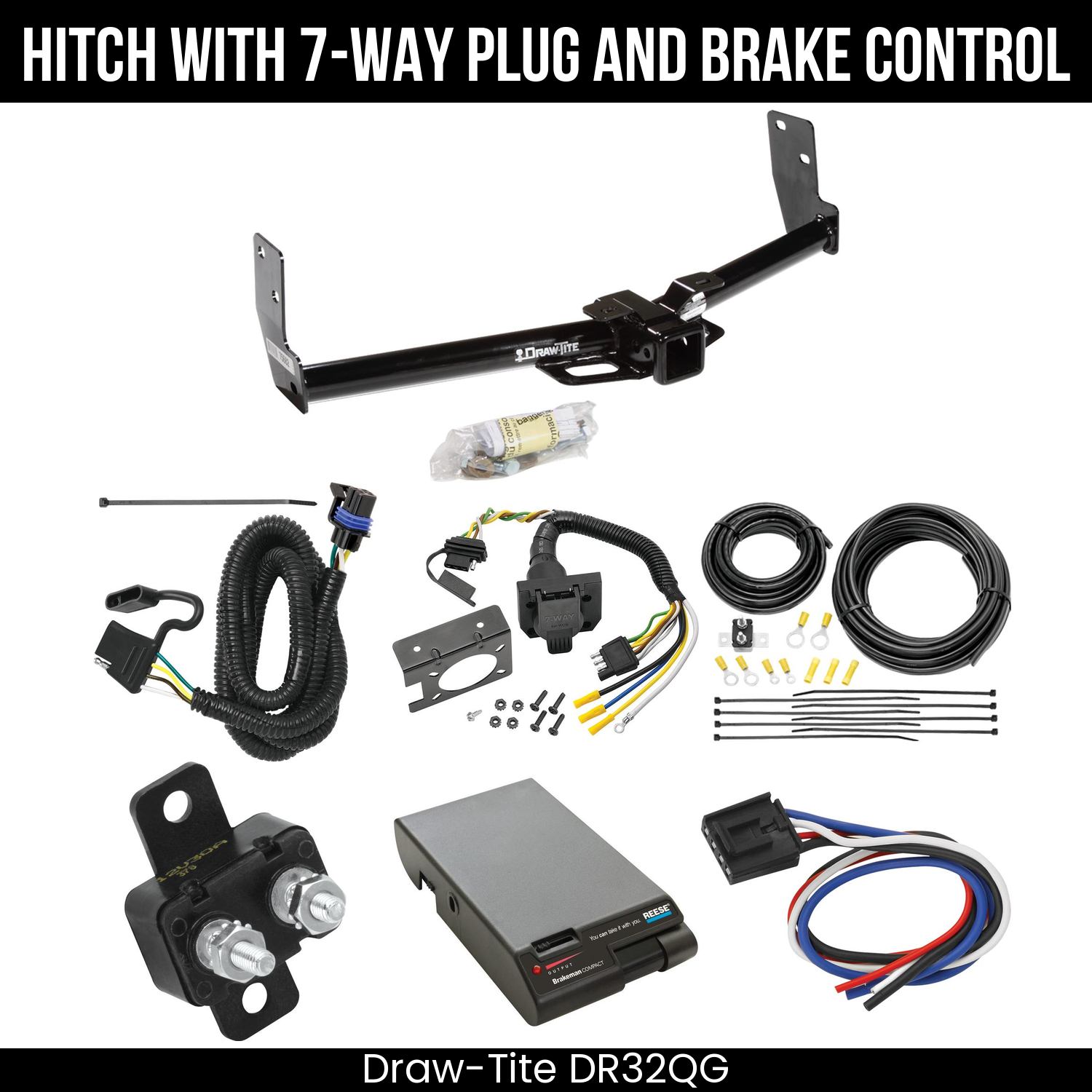 Trailer Hitch , 7-Way , Reese Brakeman Brake Control