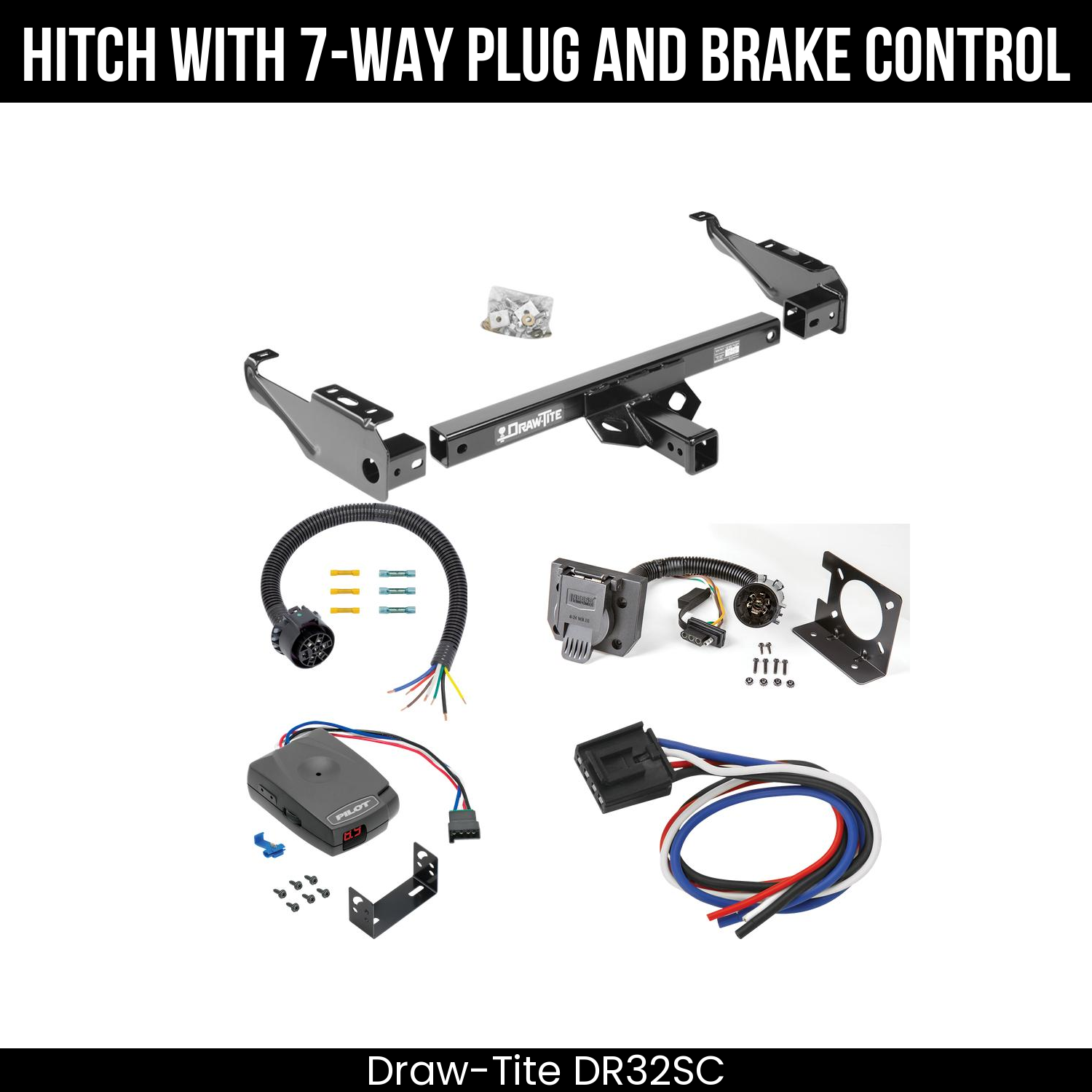 Trailer Hitch , 7-Way , Pro Series Pilot Brake Control