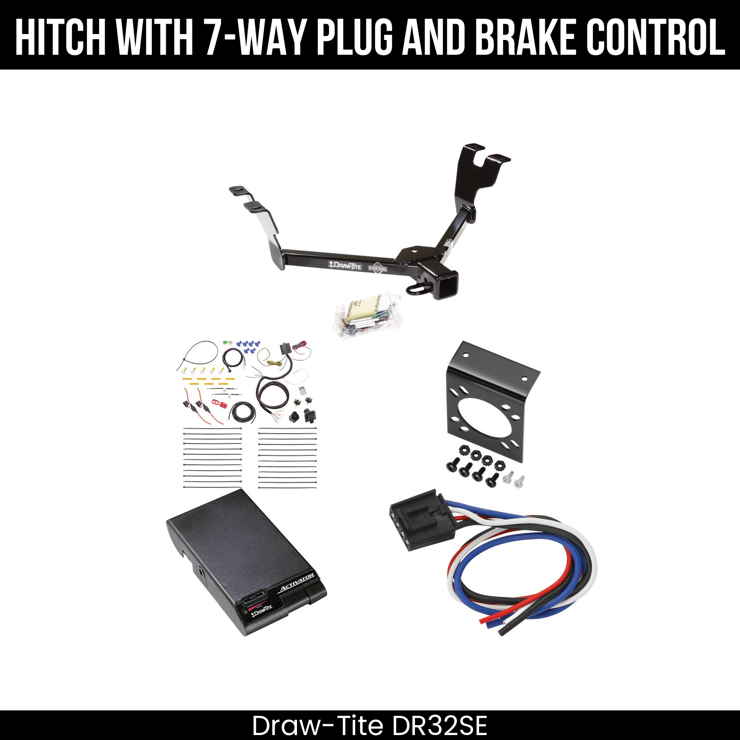 Trailer Hitch , 7-Way , Draw-Tite Activator Brake Control