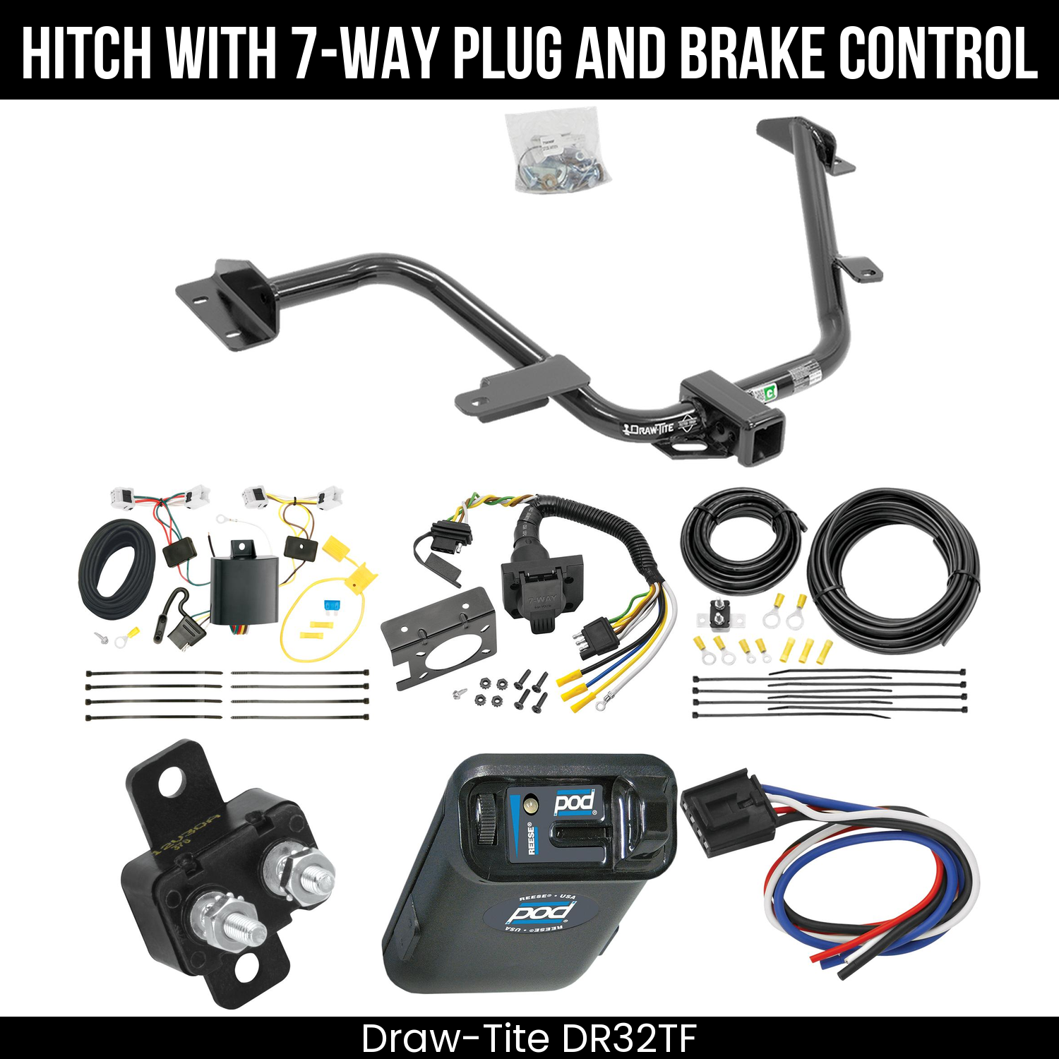 Trailer Hitch , 7-Way , Reese POD Brake Control
