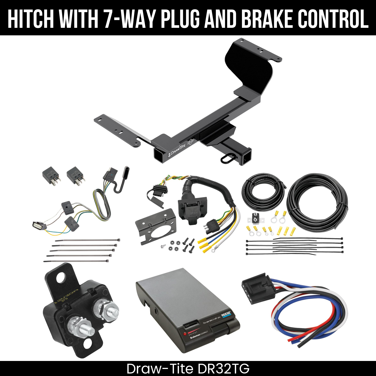 Trailer Hitch , 7-Way , Reese Brakeman Brake Control