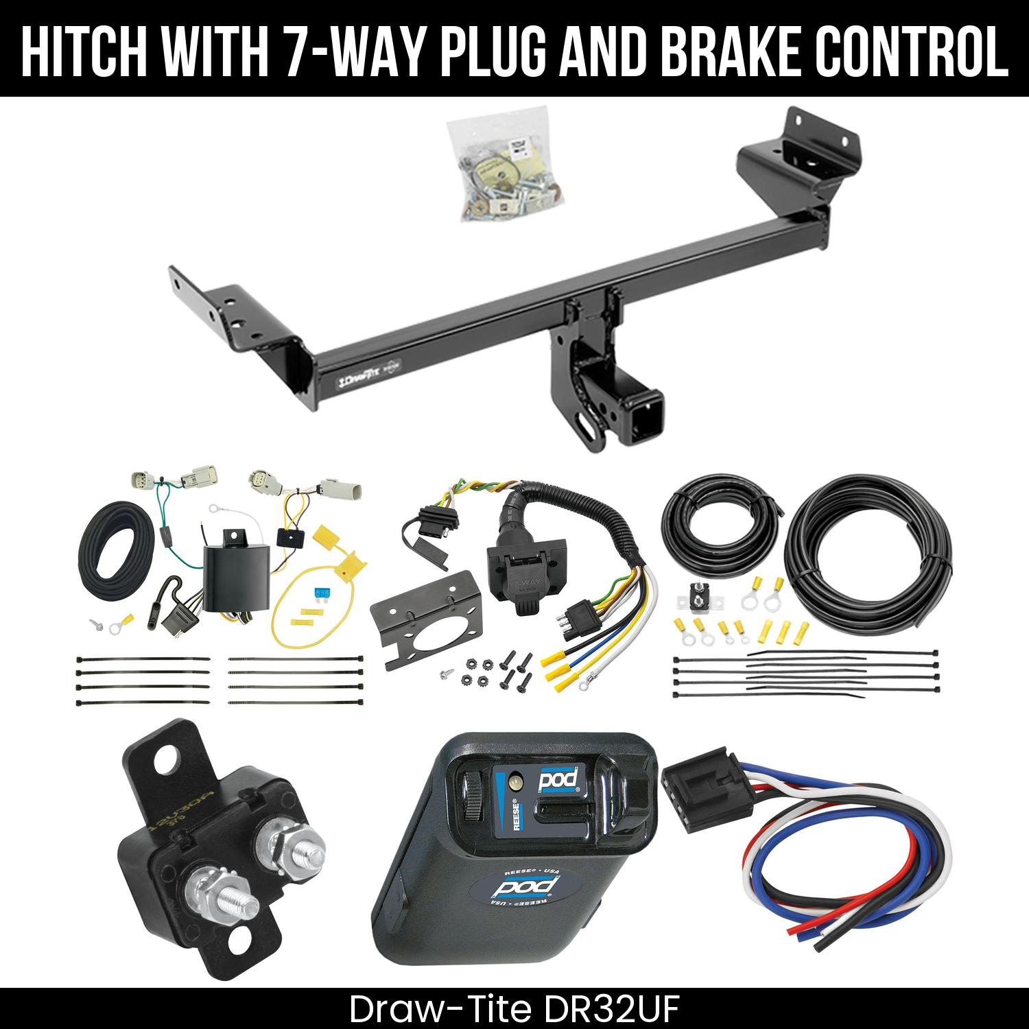 Trailer Hitch , 7-Way , Reese POD Brake Control
