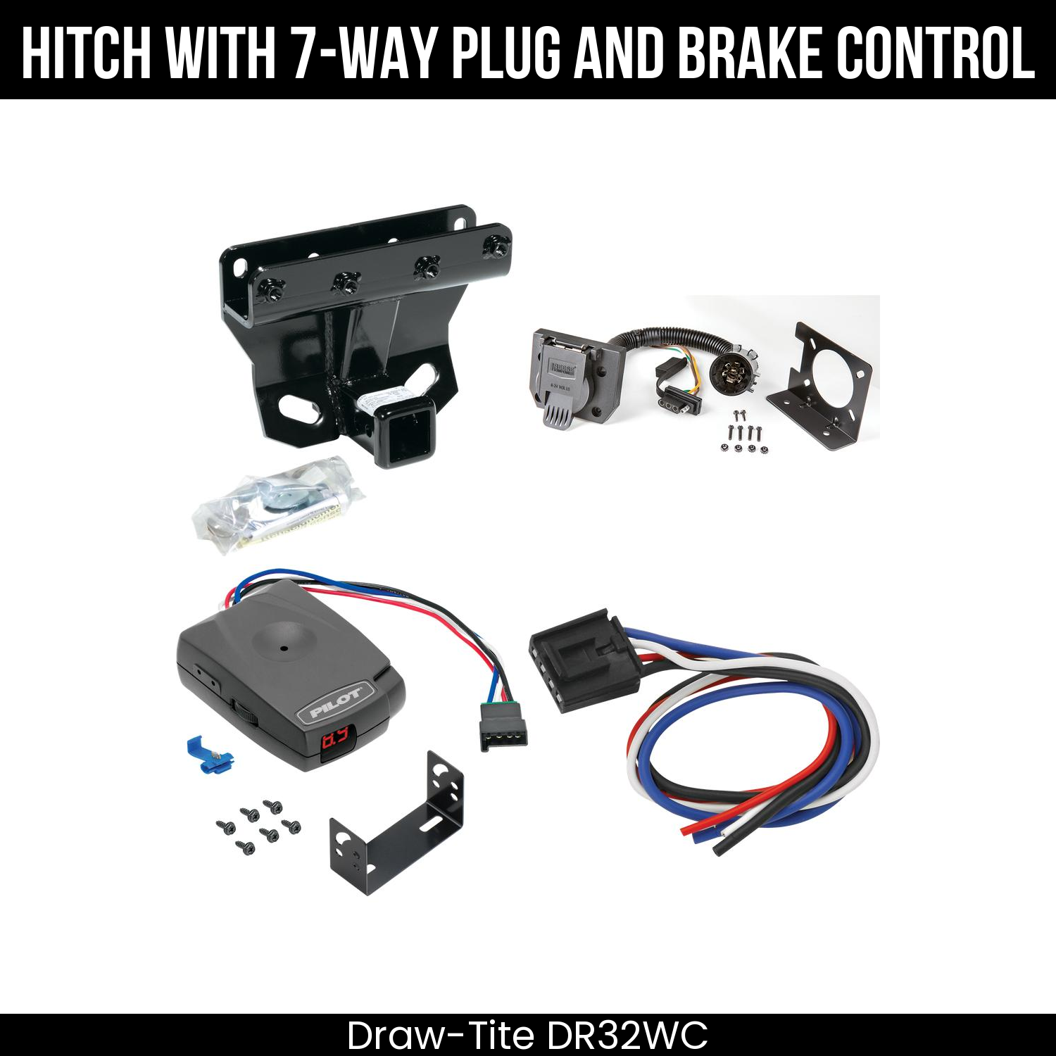 Trailer Hitch , 7-Way , Pro Series Pilot Brake Control