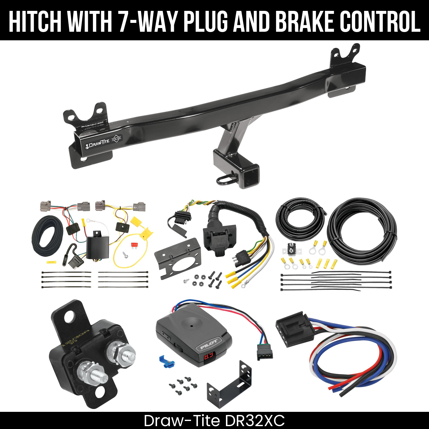 Trailer Hitch , 7-Way , Pro Series Pilot Brake Control