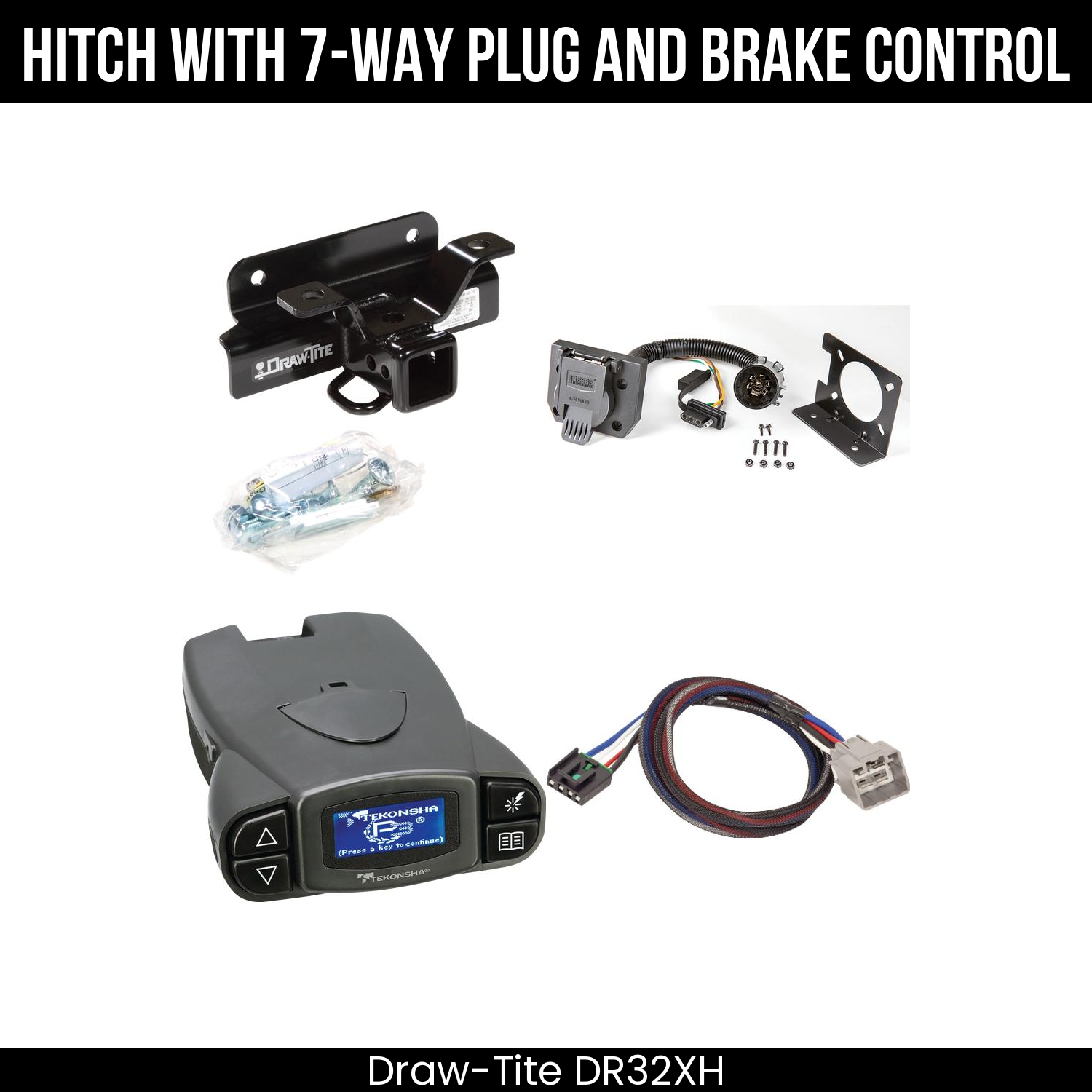 Trailer Hitch , 7-Way , Tekonsha Prodigy P3 Brake Control