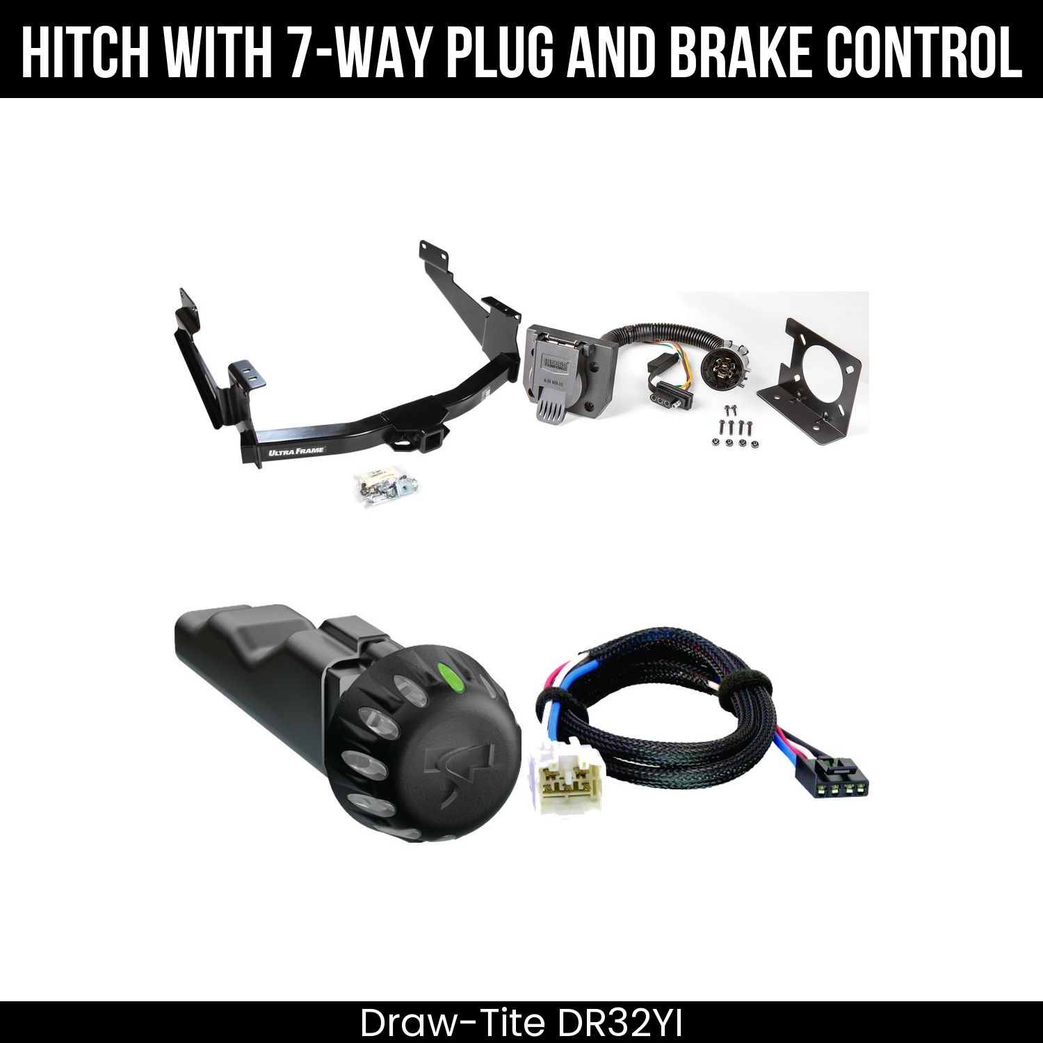 Trailer Hitch , 7-Way , Tekonsha Voyager iD Smart Brake Control