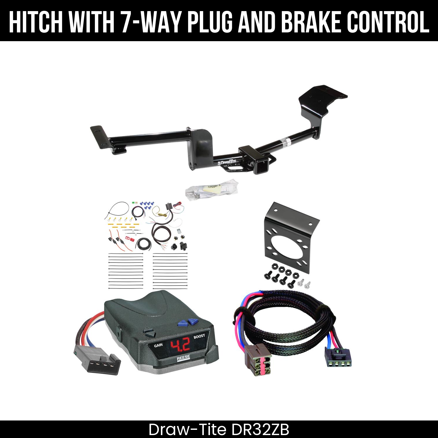 Trailer Hitch , 7-Way , Reese Brake EVN Control