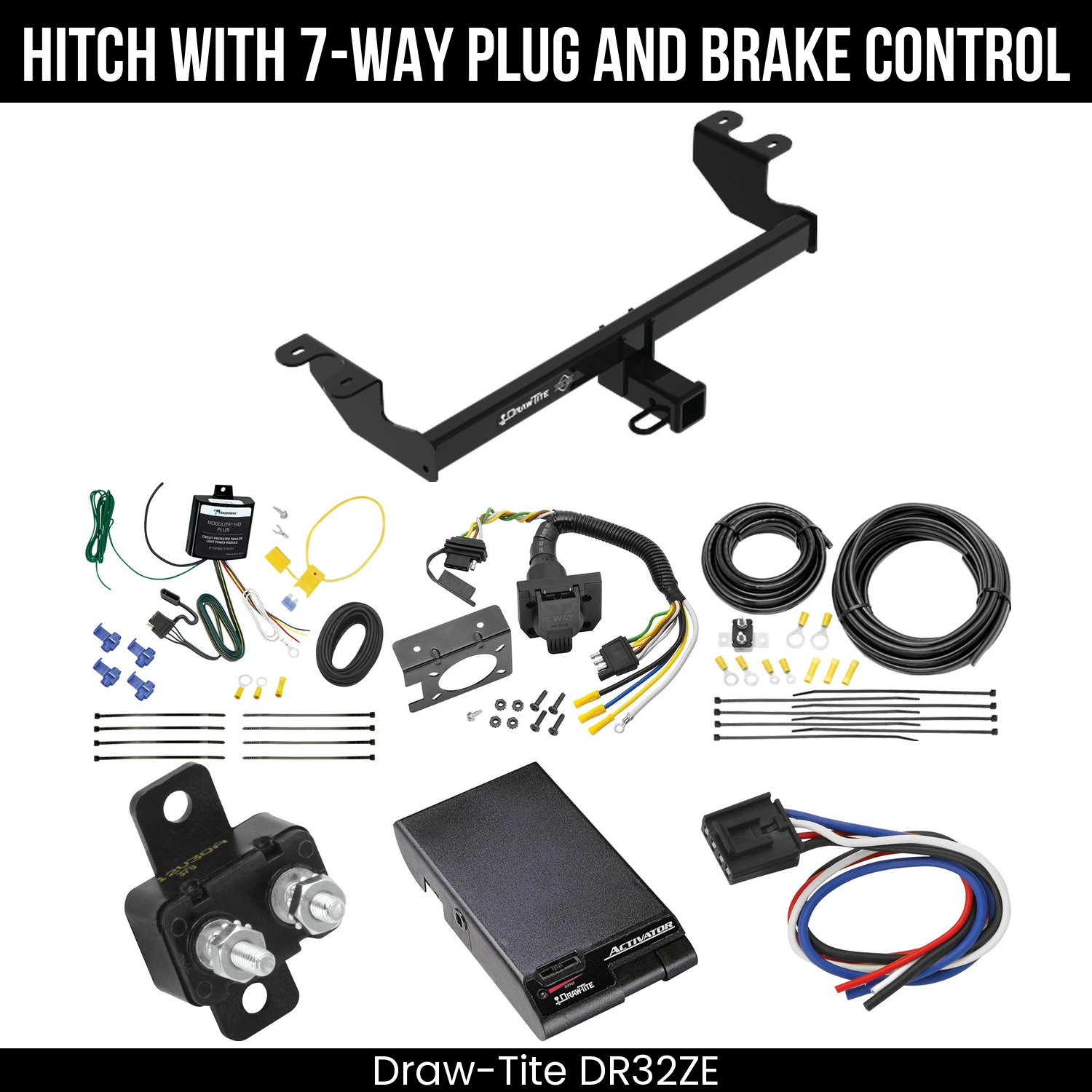 Trailer Hitch , 7-Way , Draw-Tite Activator Brake Control