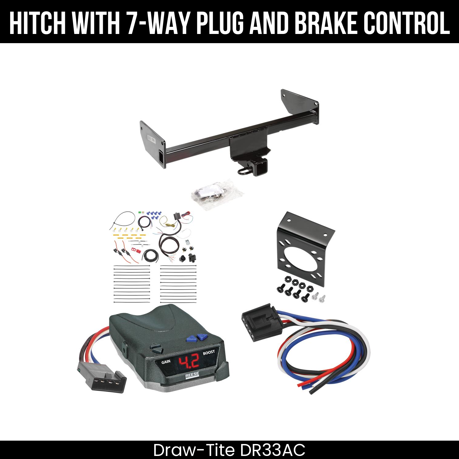 Trailer Hitch , 7-Way , Reese Brake EVN Control