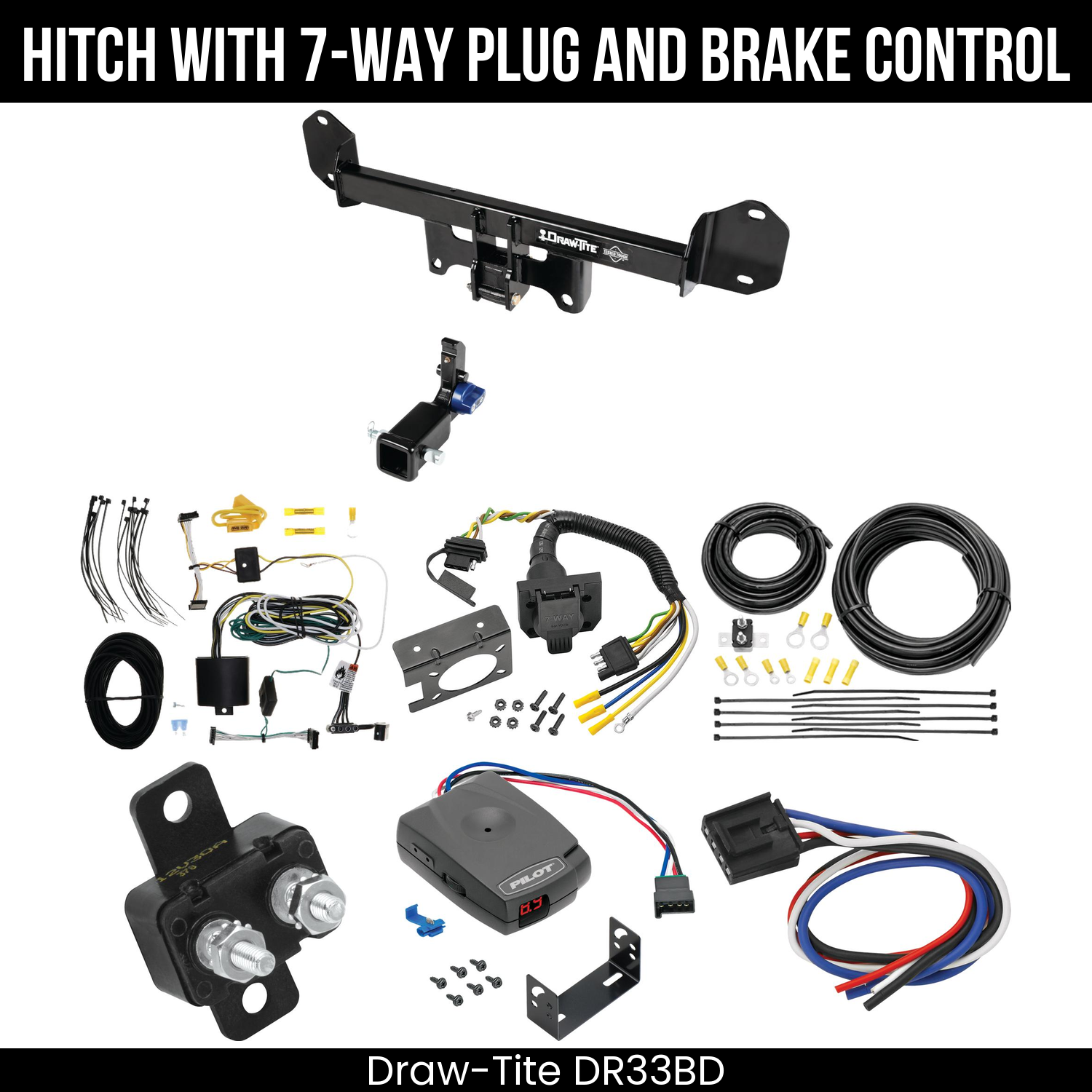 Trailer Hitch , 7-Way , Pro Series Pilot Brake Control