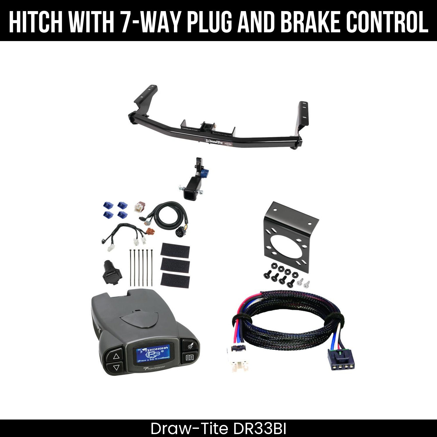 Trailer Hitch , 7-Way , Tekonsha Prodigy P3 Brake Control