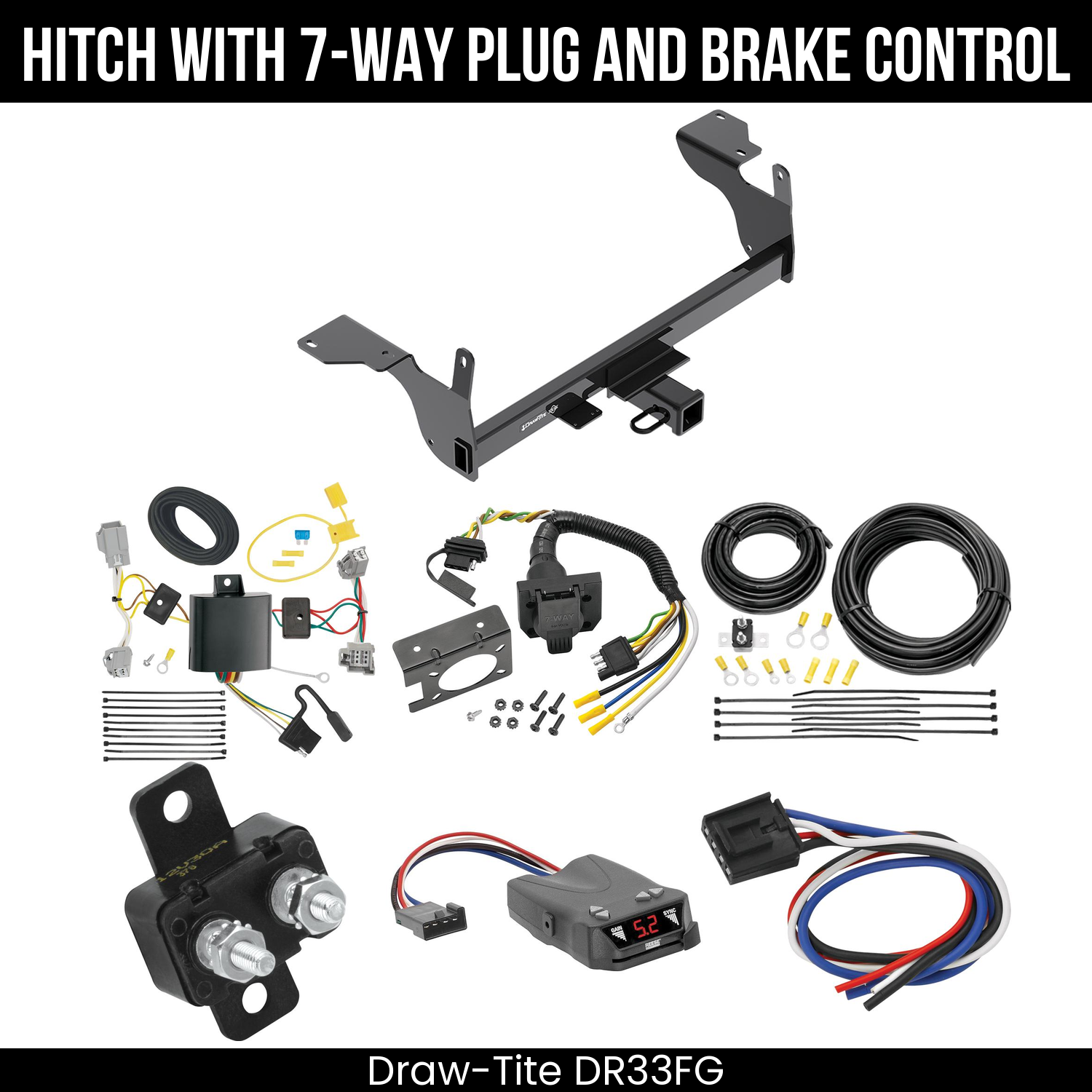 Trailer Hitch , 7-Way , Reese Brakeman IV Brake Control