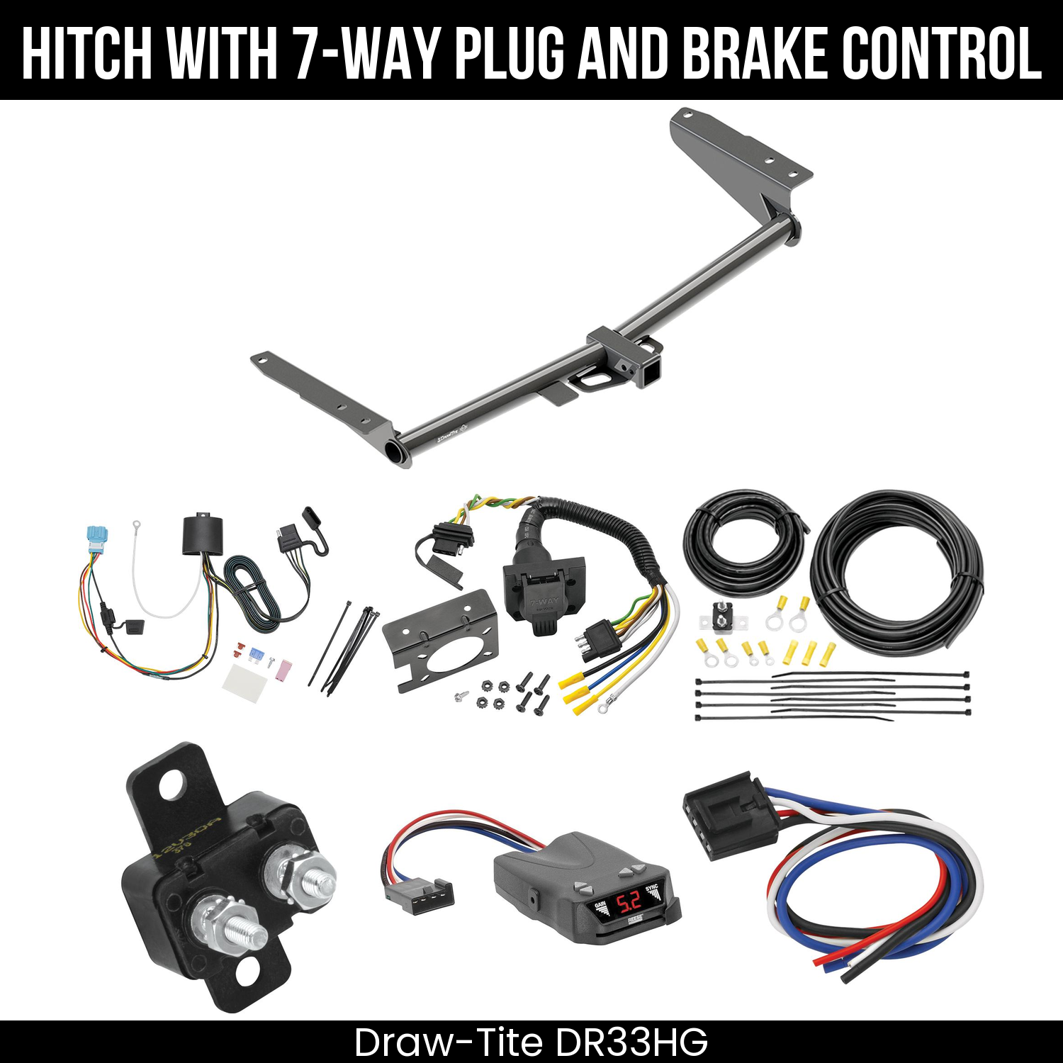 Trailer Hitch , 7-Way , Reese Brakeman IV Brake Control
