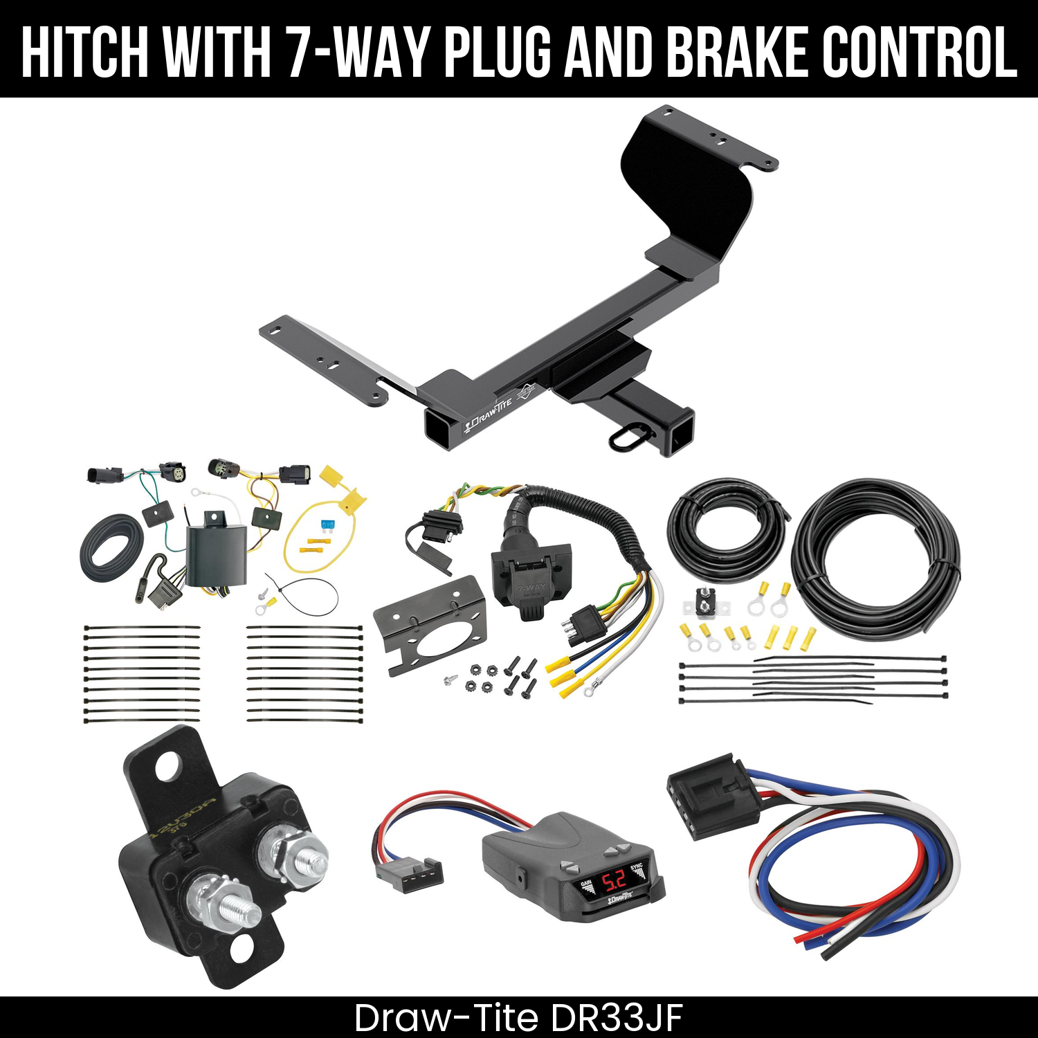 Trailer Hitch , 7-Way , Draw-Tite Activator IV Brake Control
