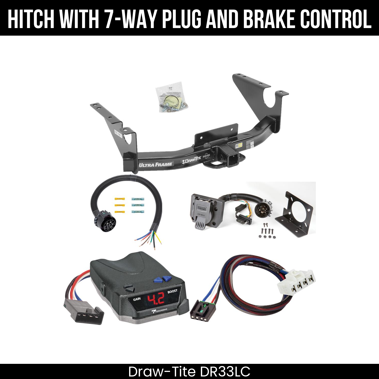 Trailer Hitch , 7-Way , Tekonsha Brake EVN Control