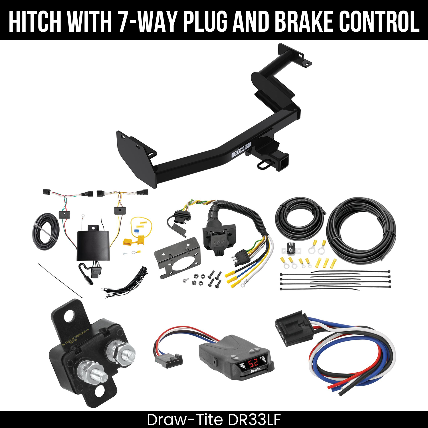 Trailer Hitch , 7-Way , Draw-Tite Activator IV Brake Control