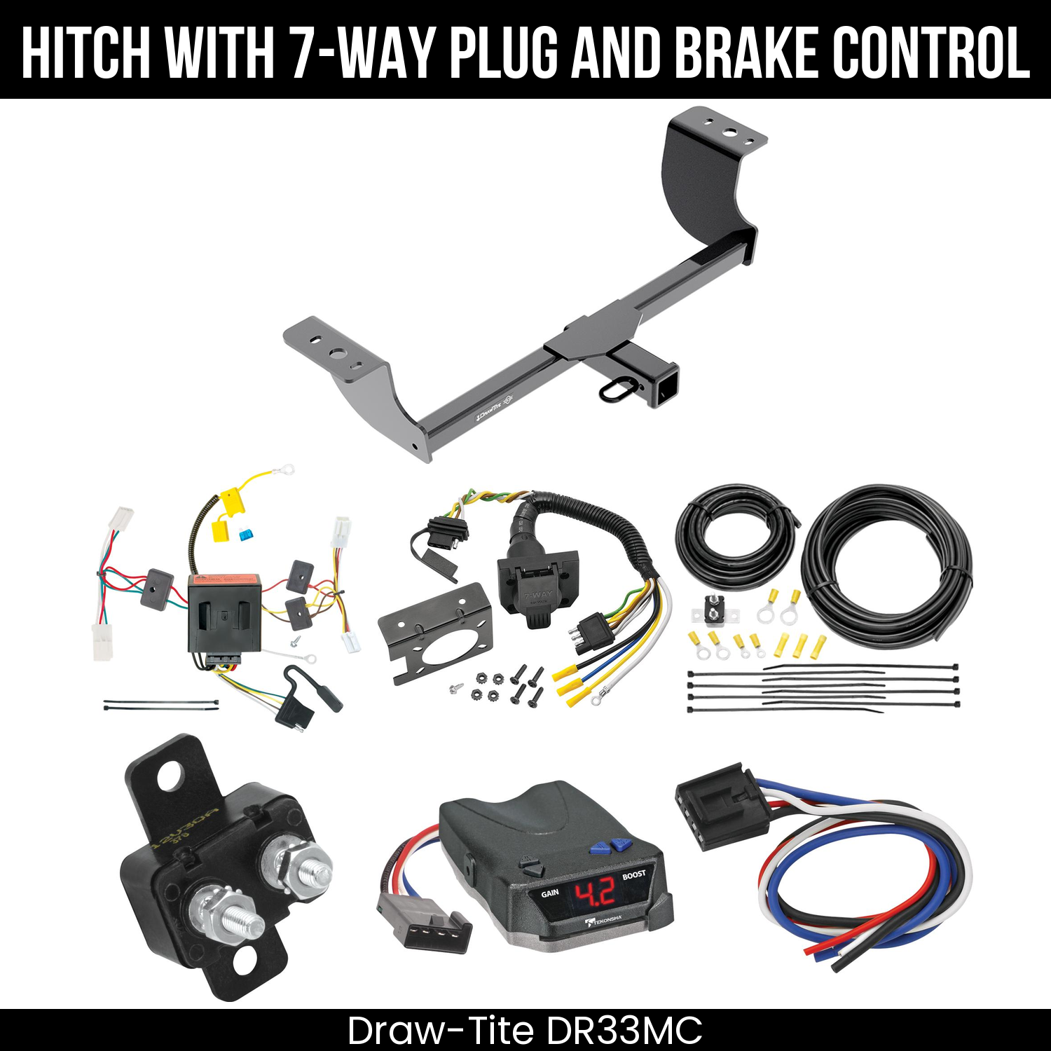 Trailer Hitch , 7-Way , Tekonsha Brake EVN Control