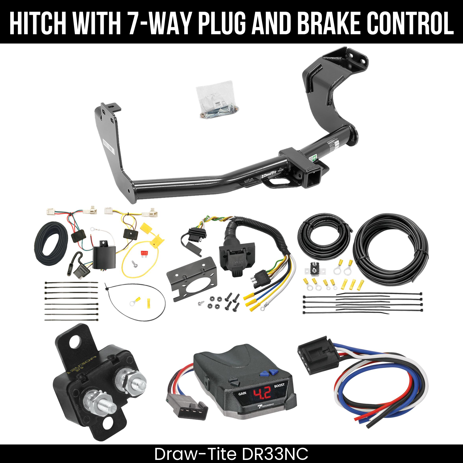 Trailer Hitch , 7-Way , Tekonsha Brake EVN Control