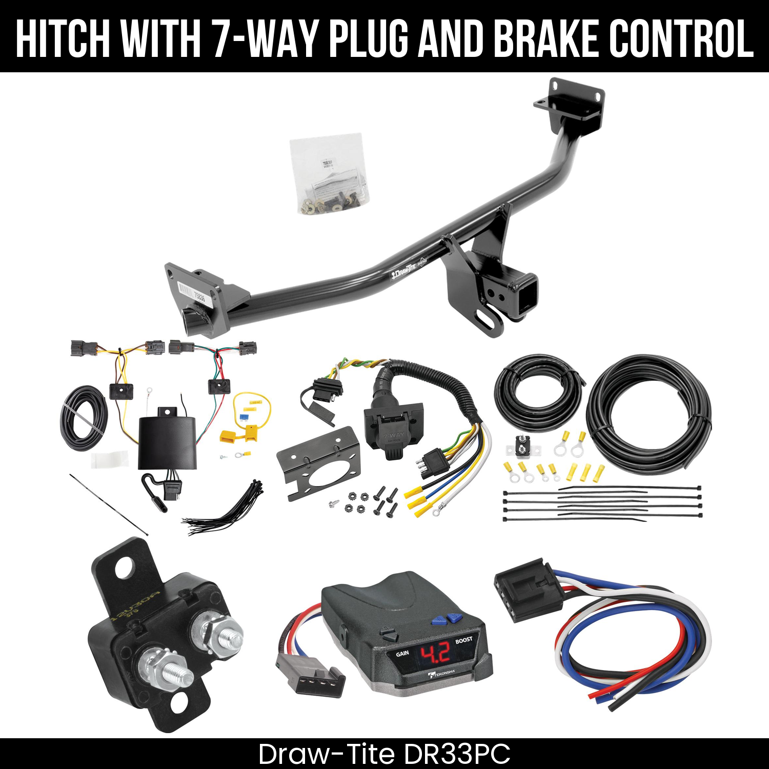 Trailer Hitch , 7-Way , Tekonsha Brake EVN Control