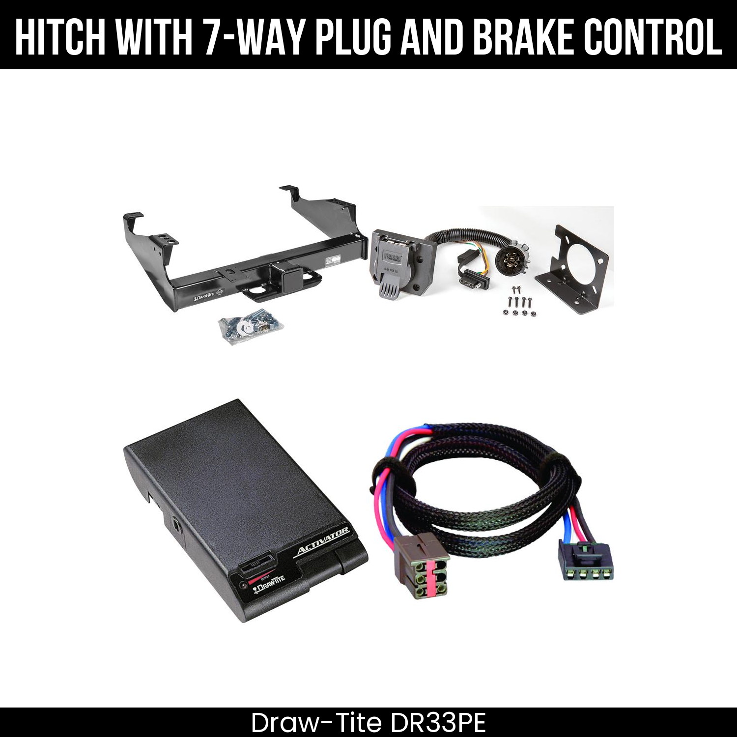 Trailer Hitch , 7-Way , Draw-Tite Activator Brake Control