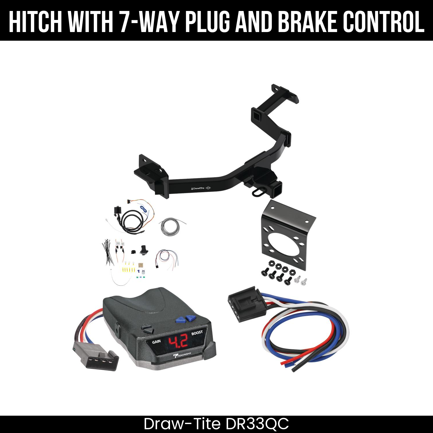 Trailer Hitch , 7-Way , Tekonsha Brake EVN Control