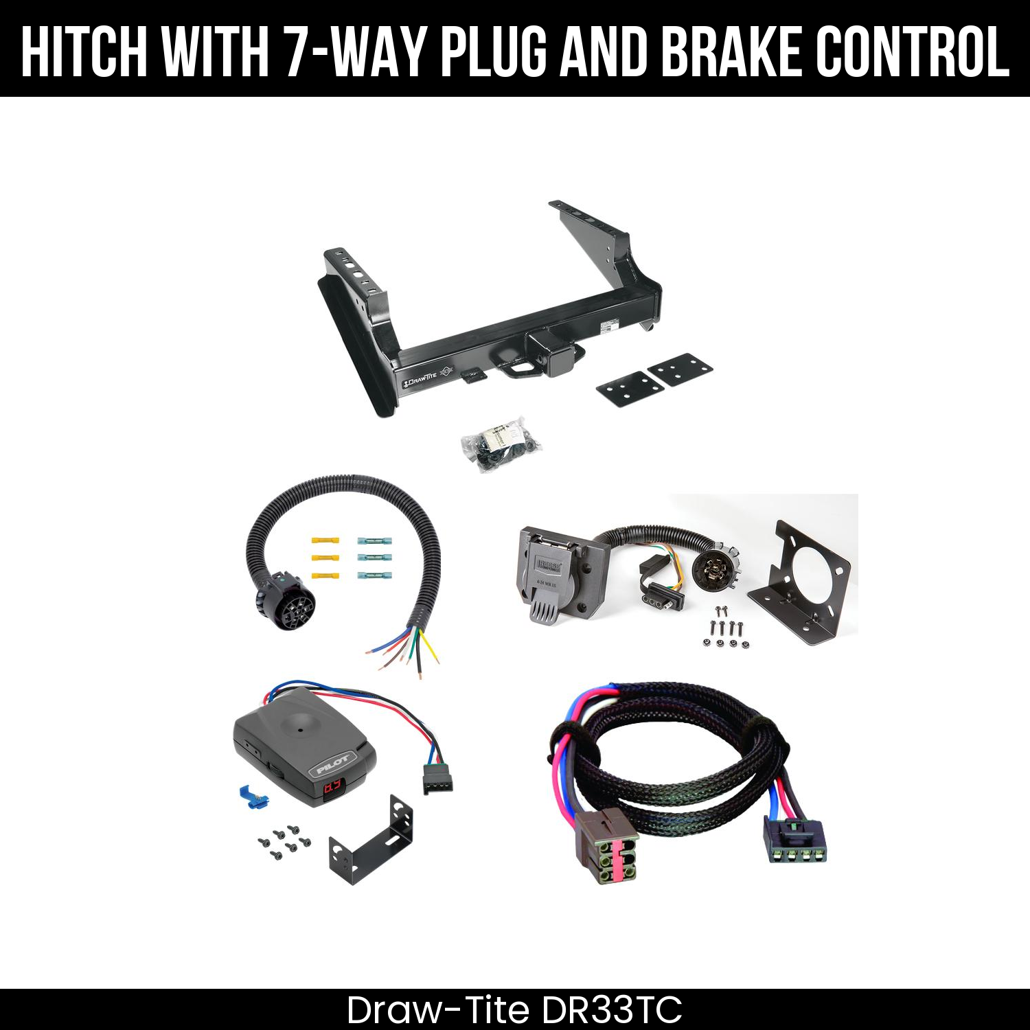 Trailer Hitch , 7-Way , Pro Series Pilot Brake Control