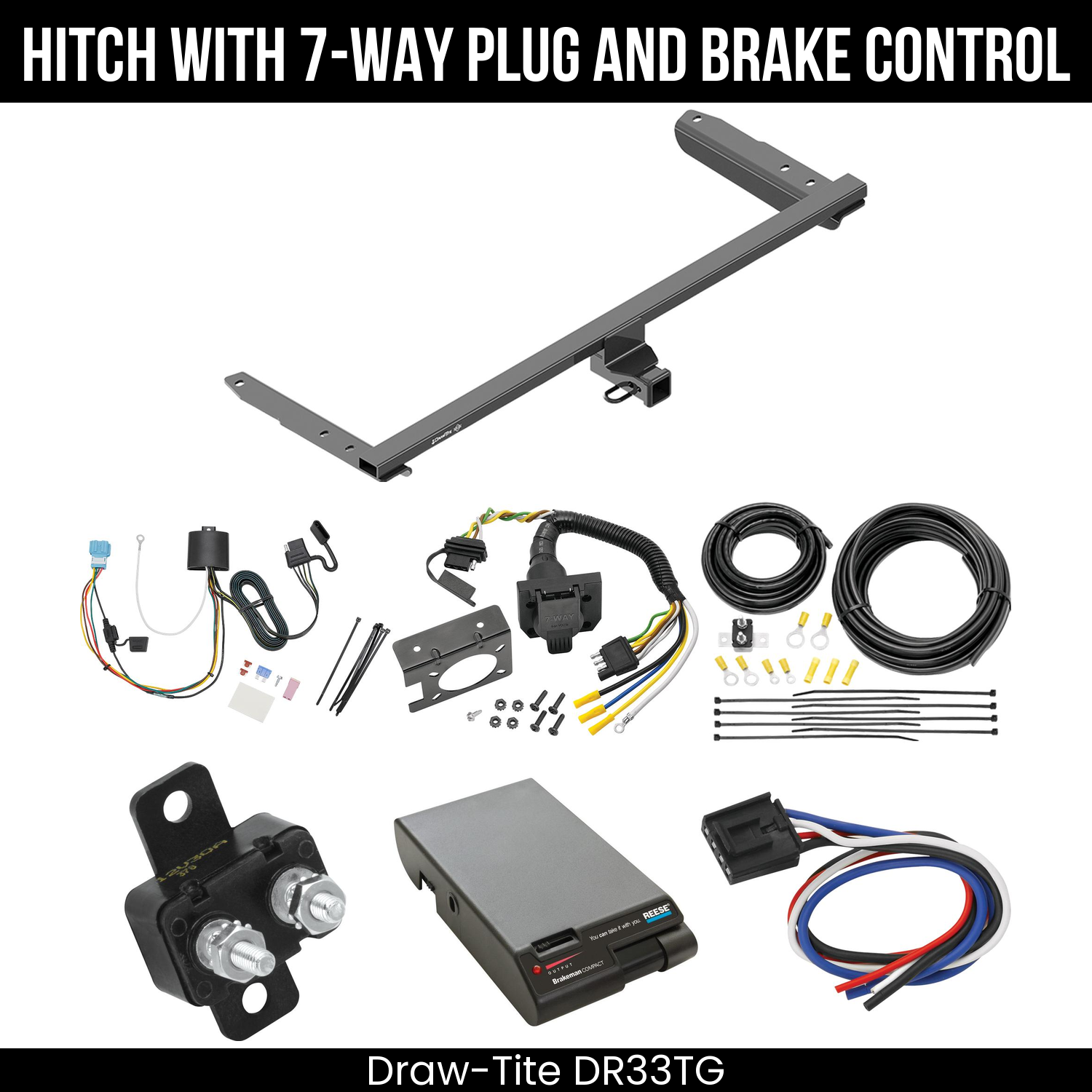 Trailer Hitch , 7-Way , Reese Brakeman Brake Control